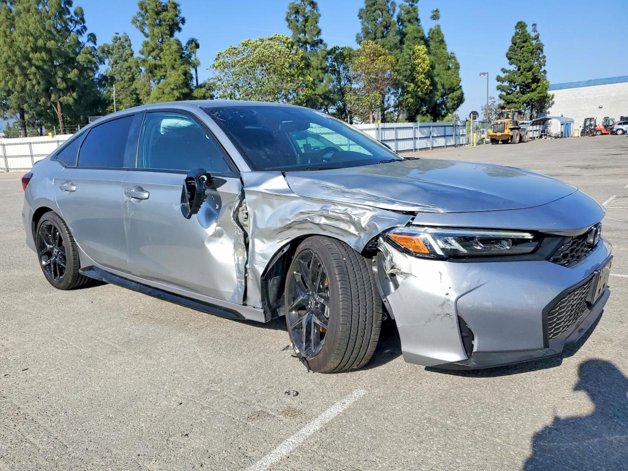 2026 Honda Civic Sport Silver vin: 2HGFE2F59TH529717