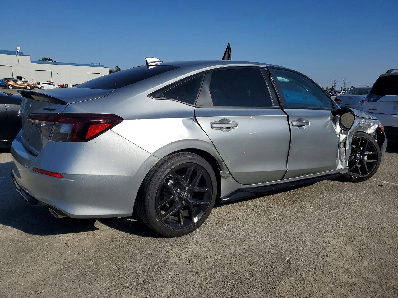 2026 Honda Civic Sport Silver vin: 2HGFE2F59TH529717