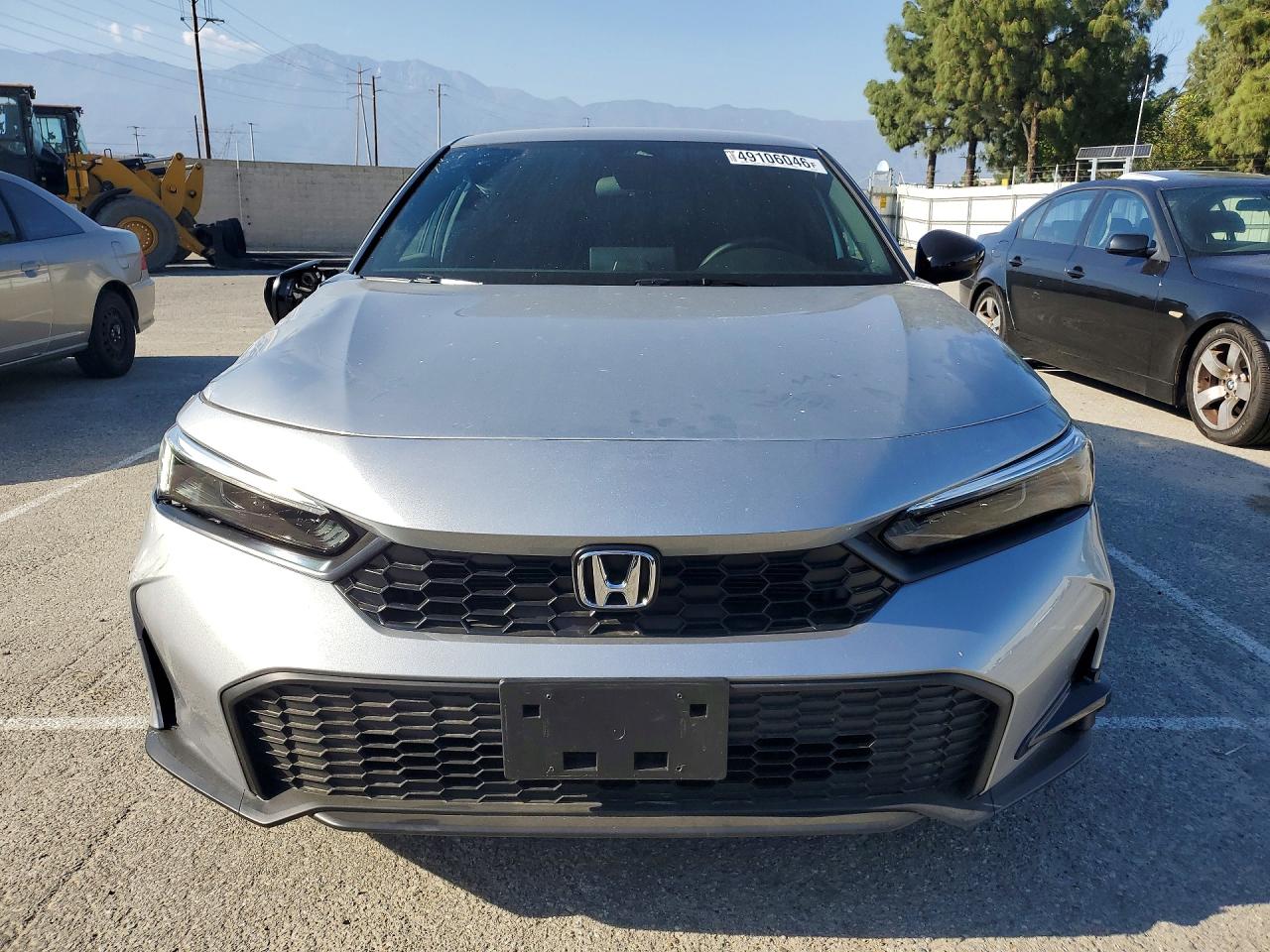 2026 Honda Civic Sport Silver vin: 2HGFE2F59TH529717