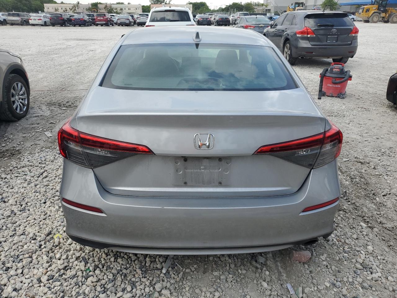 2022 Honda Civic Gray vin: 2HGFE2F5XNH525338