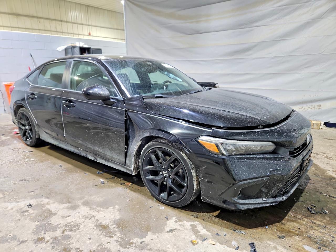 2023 Honda Civic Sport Черный vin: 2HGFE2F5XPH503147
