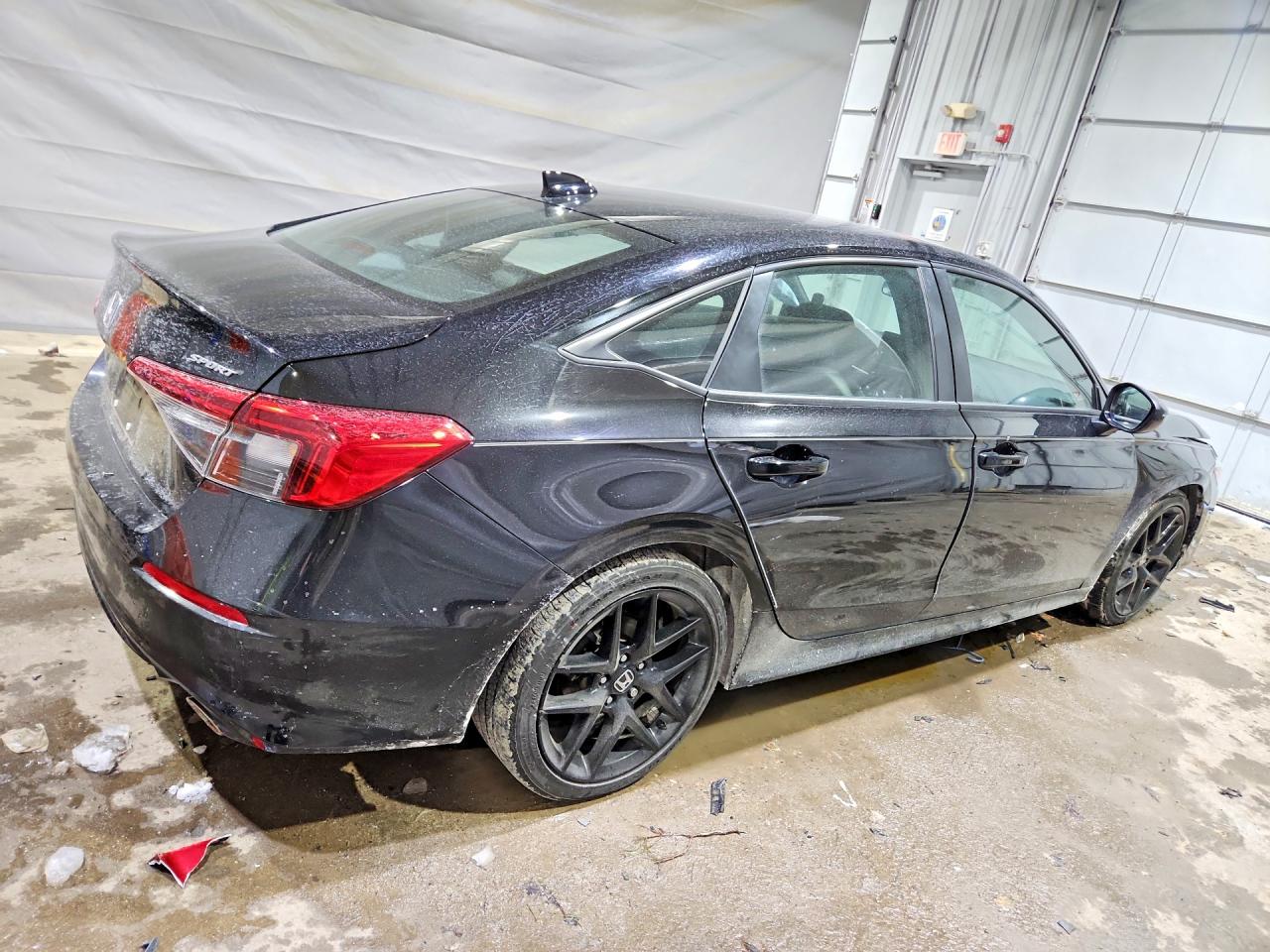 2023 Honda Civic Sport Черный vin: 2HGFE2F5XPH503147