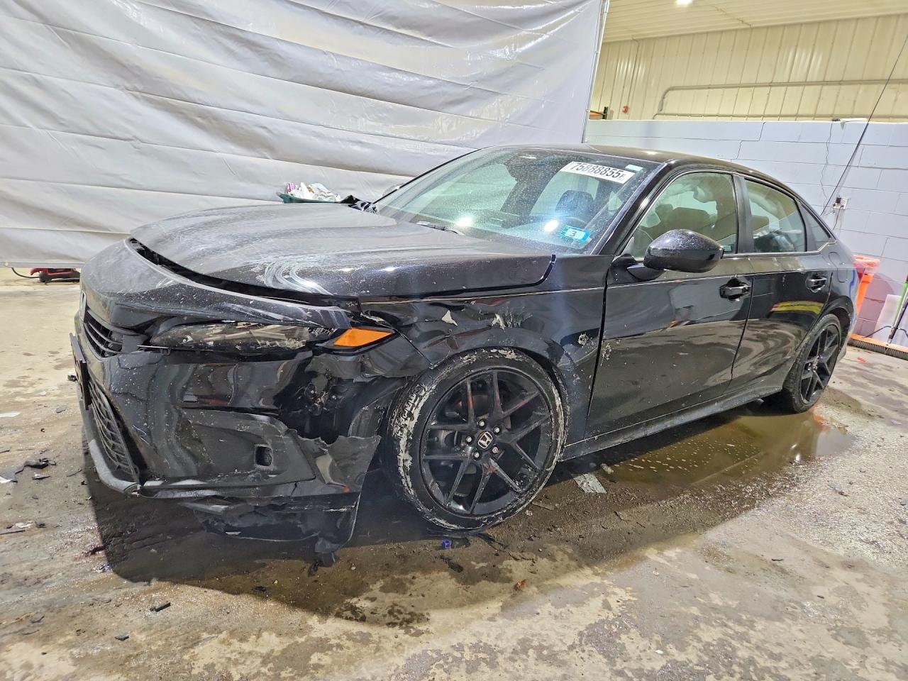 2023 Honda Civic Sport Черный vin: 2HGFE2F5XPH503147