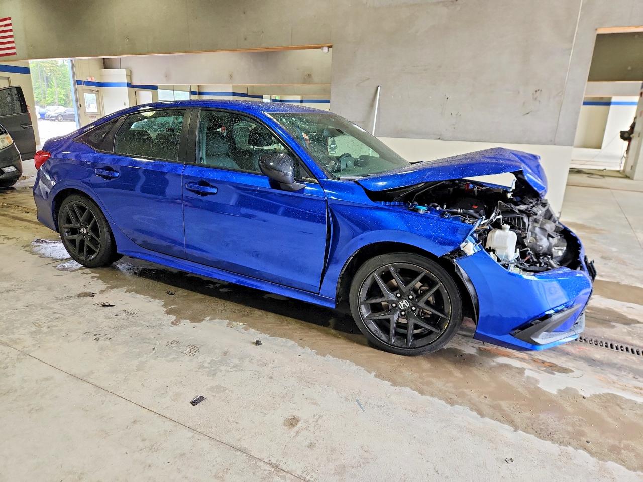 2023 Honda Civic Sport Blue vin: 2HGFE2F5XPH541560