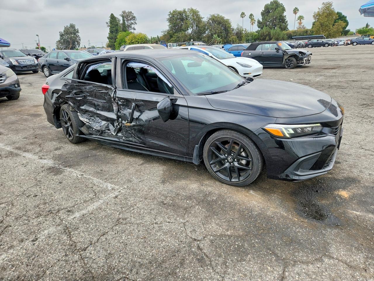 2024 Honda Civic Sport Black vin: 2HGFE2F5XRH507850