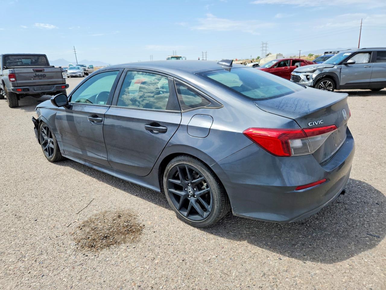 2024 Honda Civic Sport Gray vin: 2HGFE2F5XRH552822