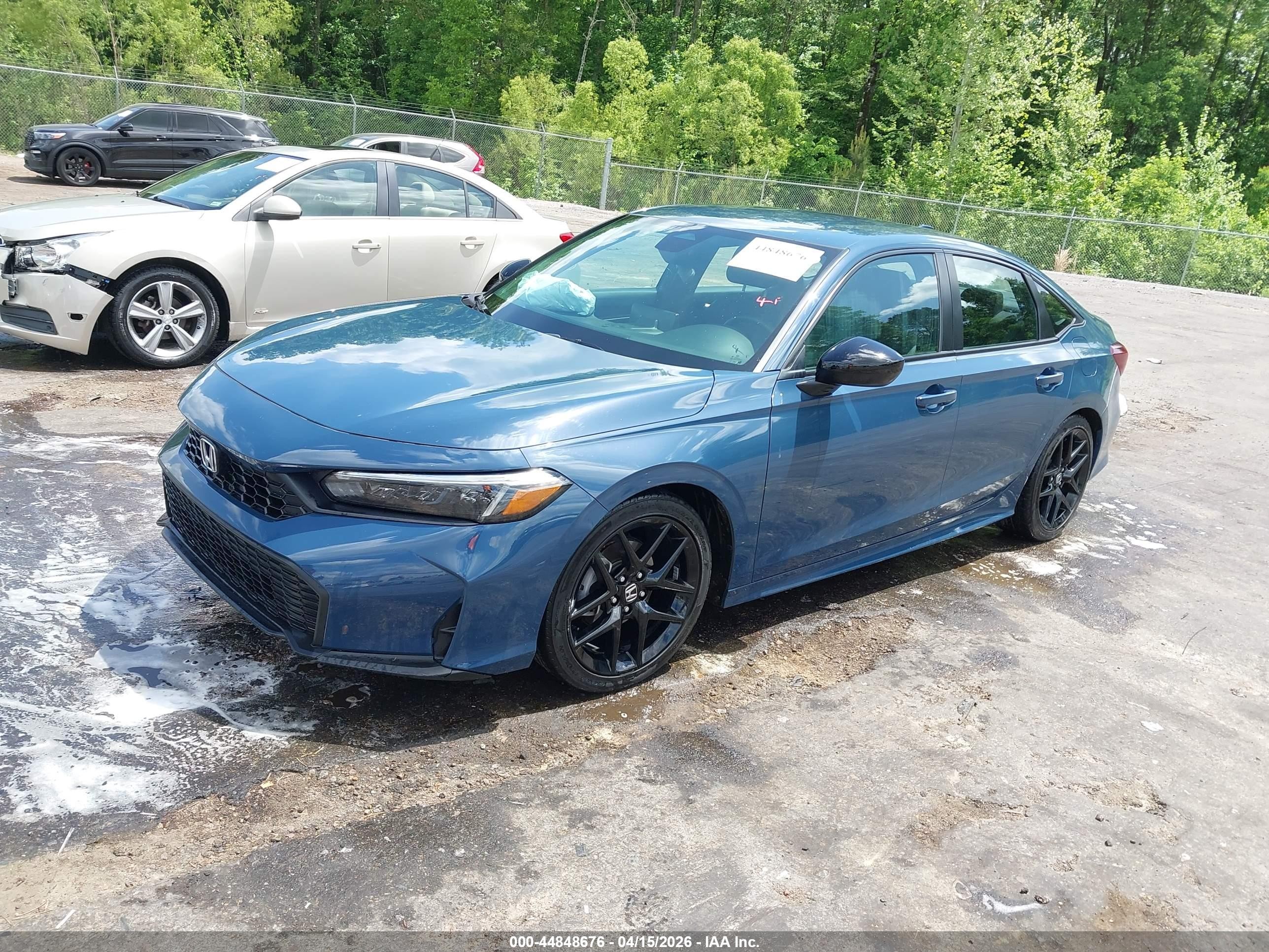 2025 Honda Civic Sport Blue vin: 2HGFE2F5XSH566855