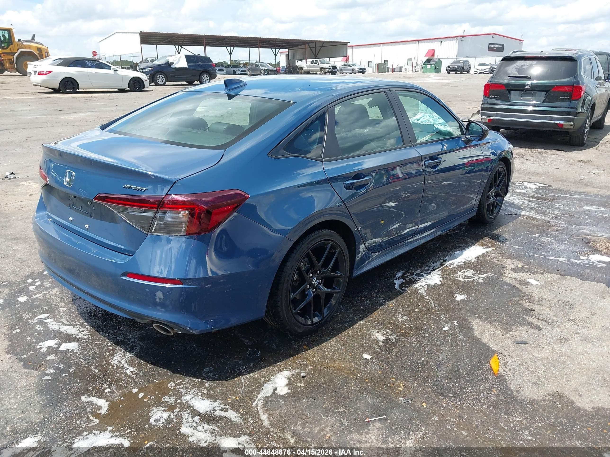 2025 Honda Civic Sport Blue vin: 2HGFE2F5XSH566855