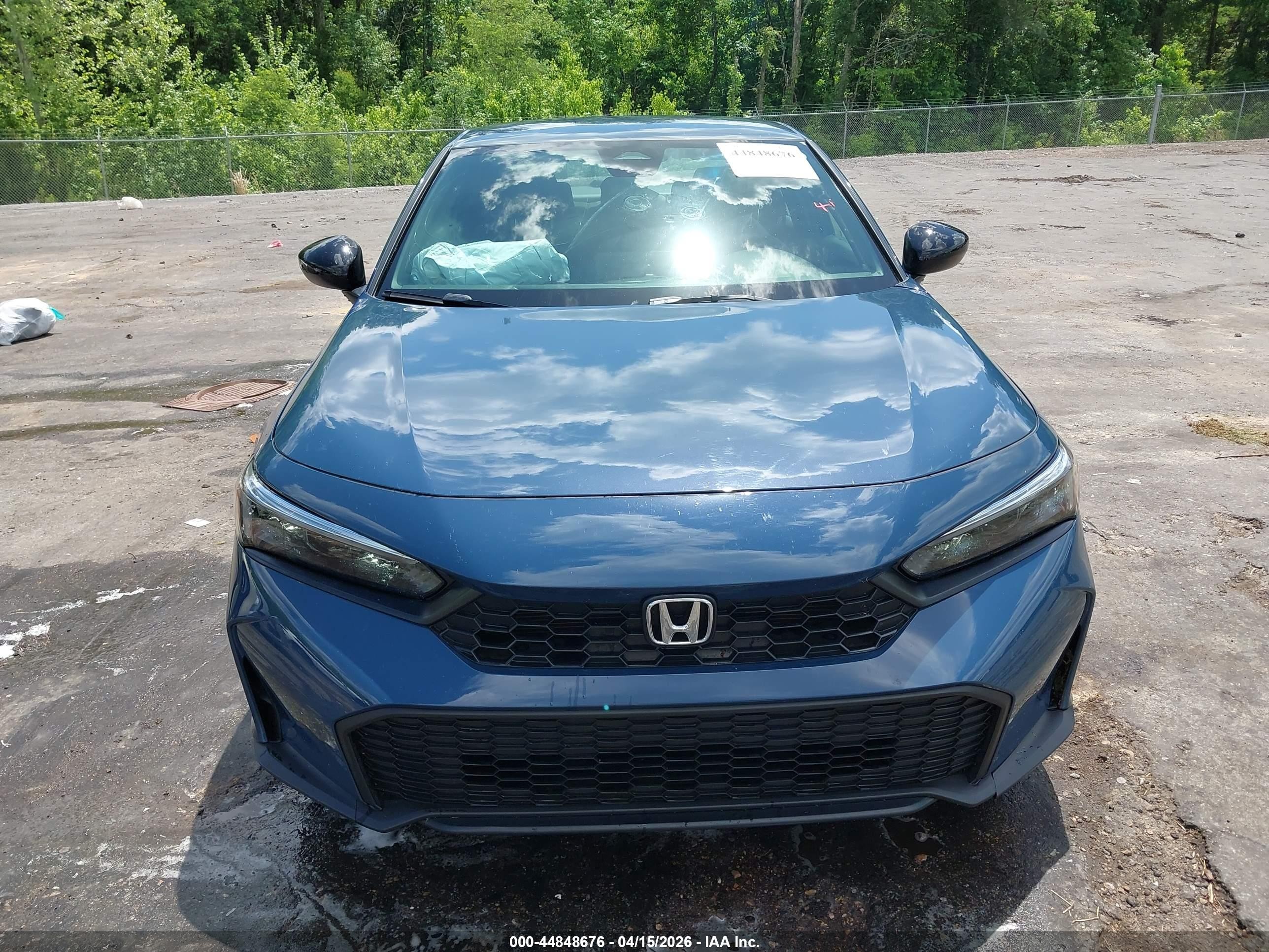 2025 Honda Civic Sport Blue vin: 2HGFE2F5XSH566855