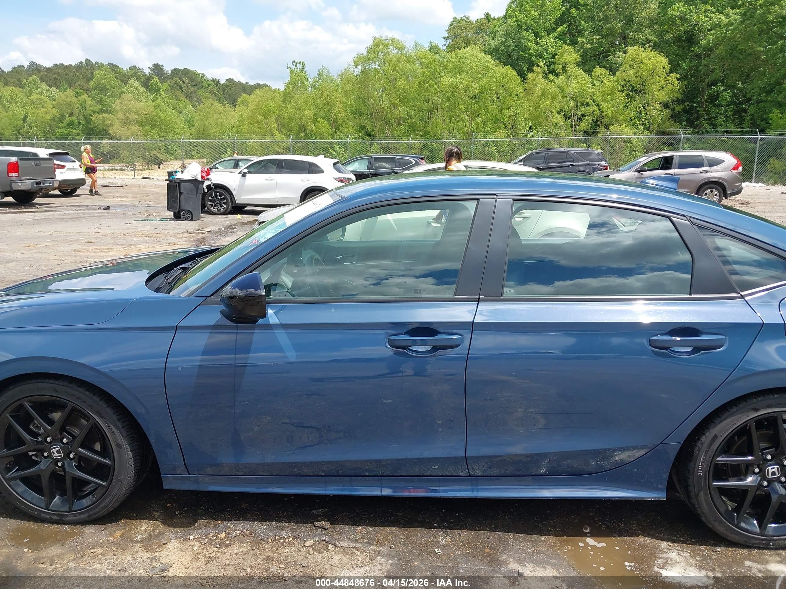 2025 Honda Civic Sport Blue vin: 2HGFE2F5XSH566855