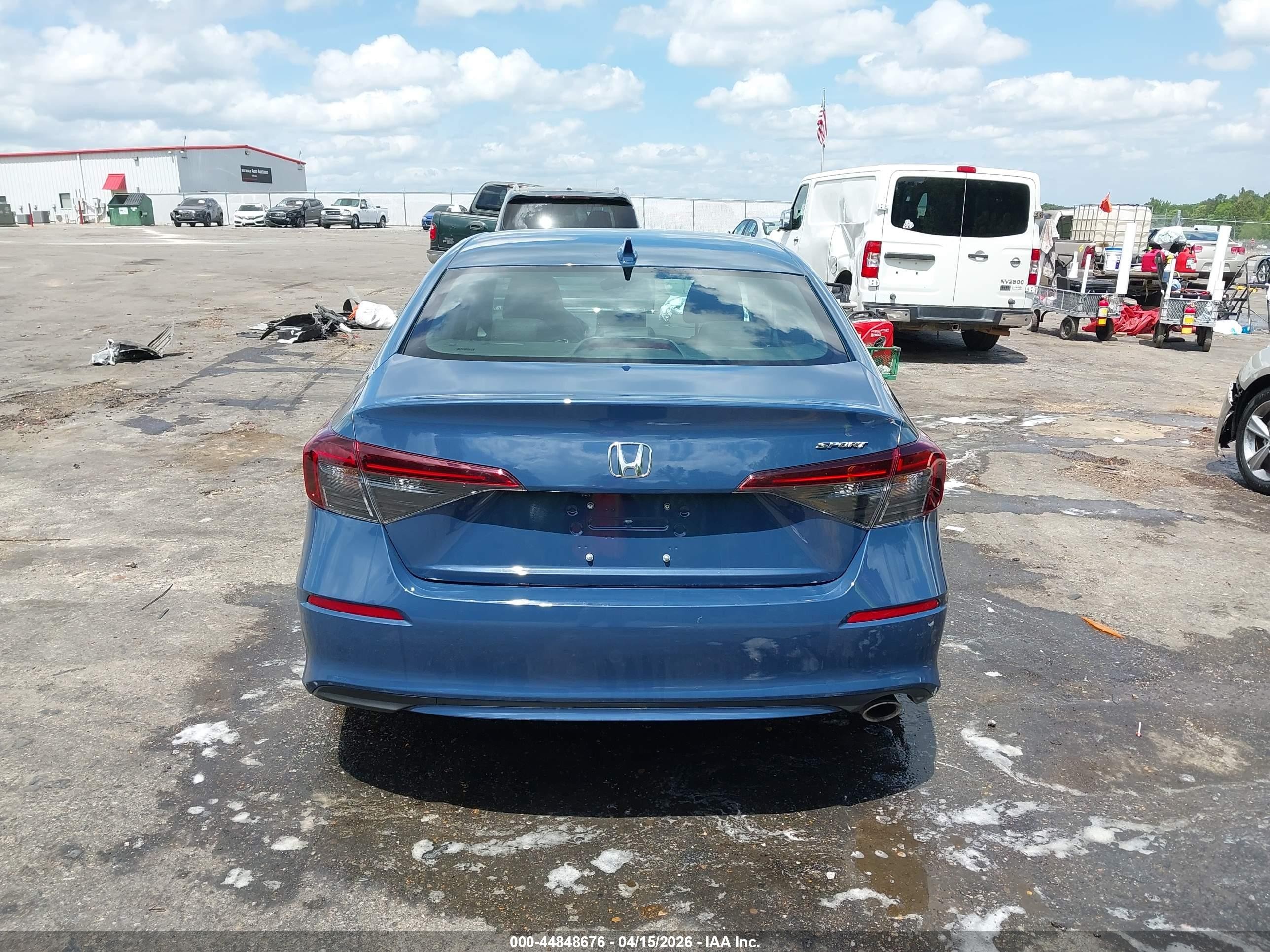 2025 Honda Civic Sport Blue vin: 2HGFE2F5XSH566855
