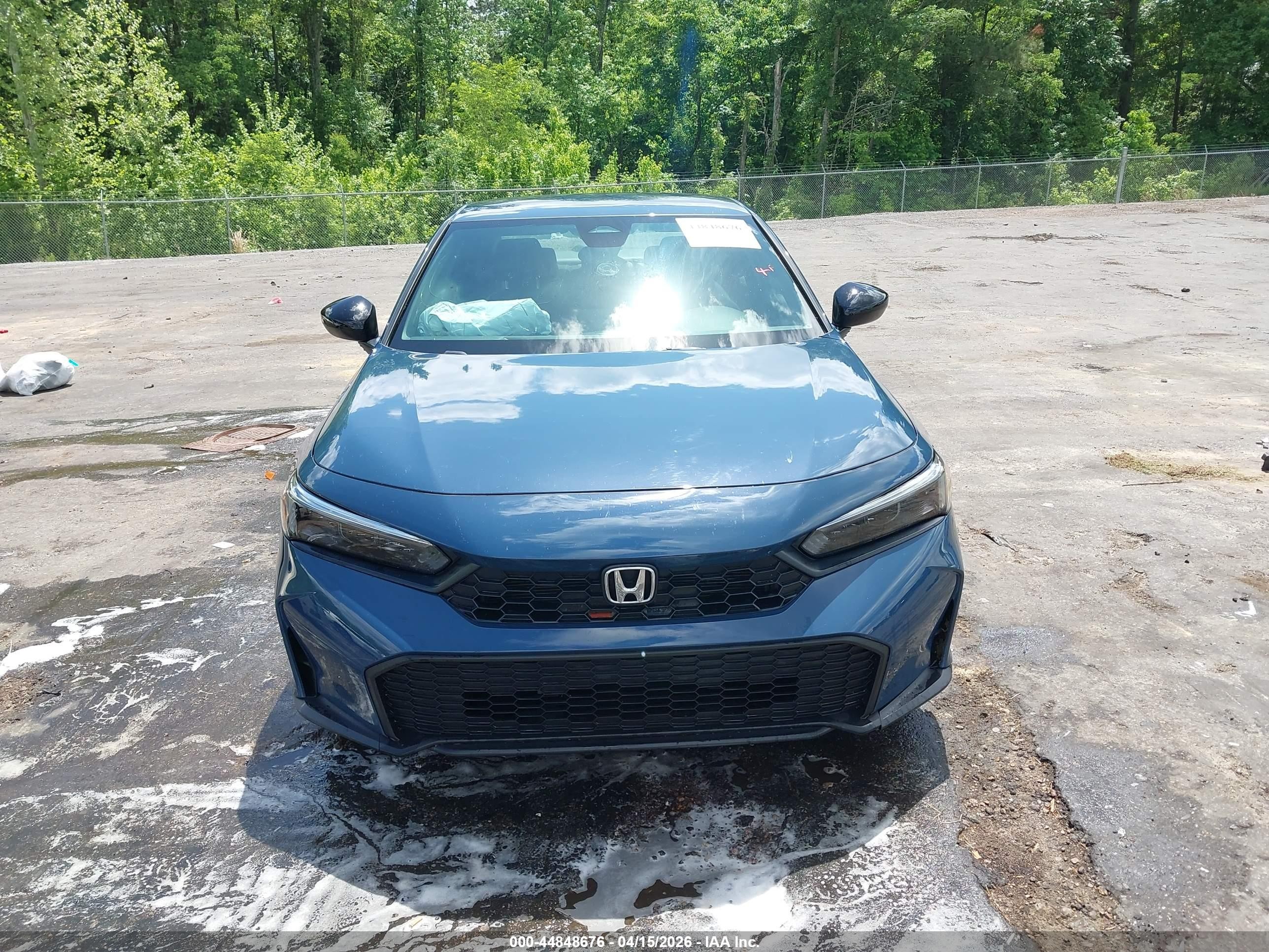 2025 Honda Civic Sport Blue vin: 2HGFE2F5XSH566855
