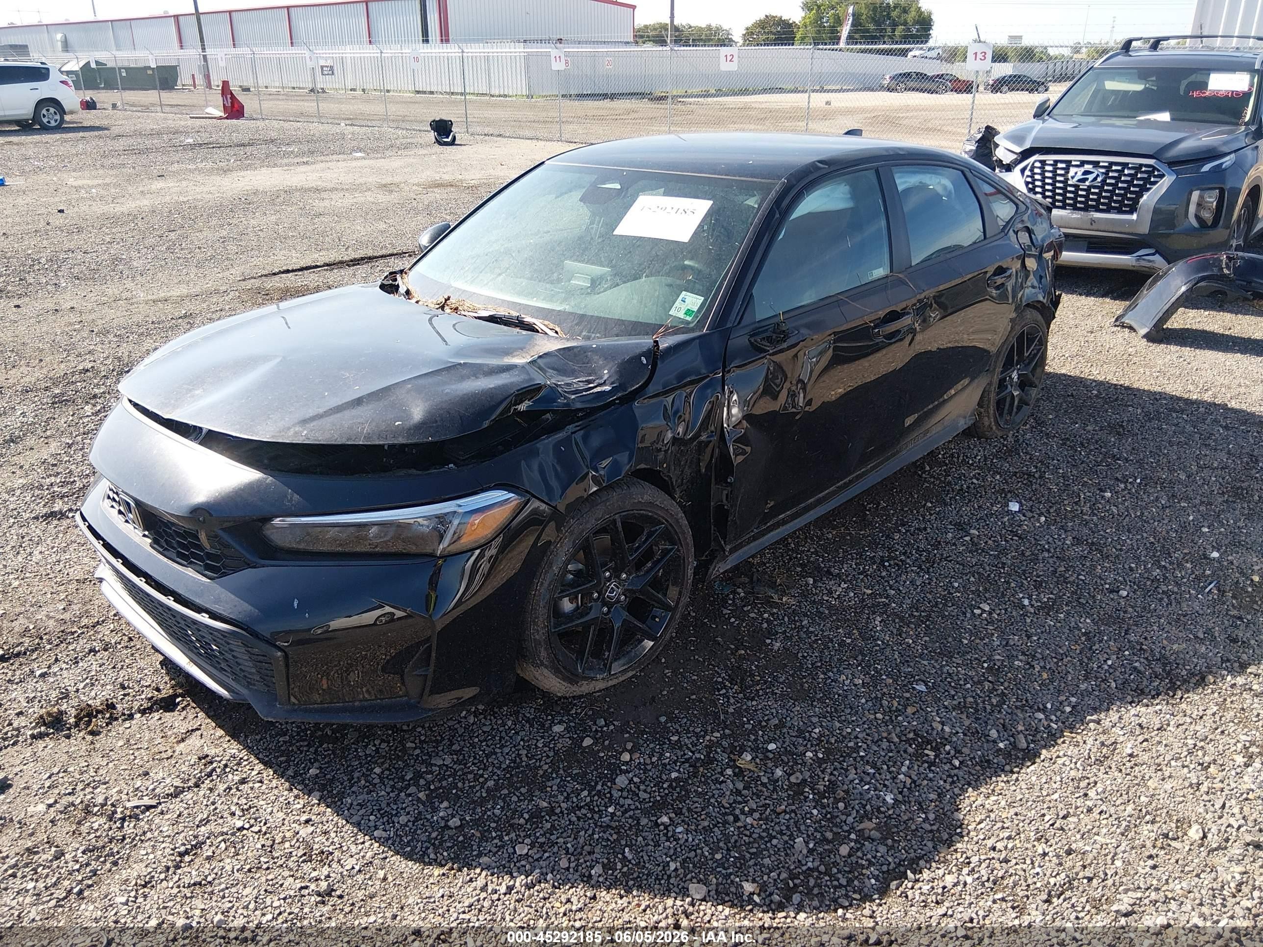 2026 Honda Civic Sport Black vin: 2HGFE2F5XTH528429