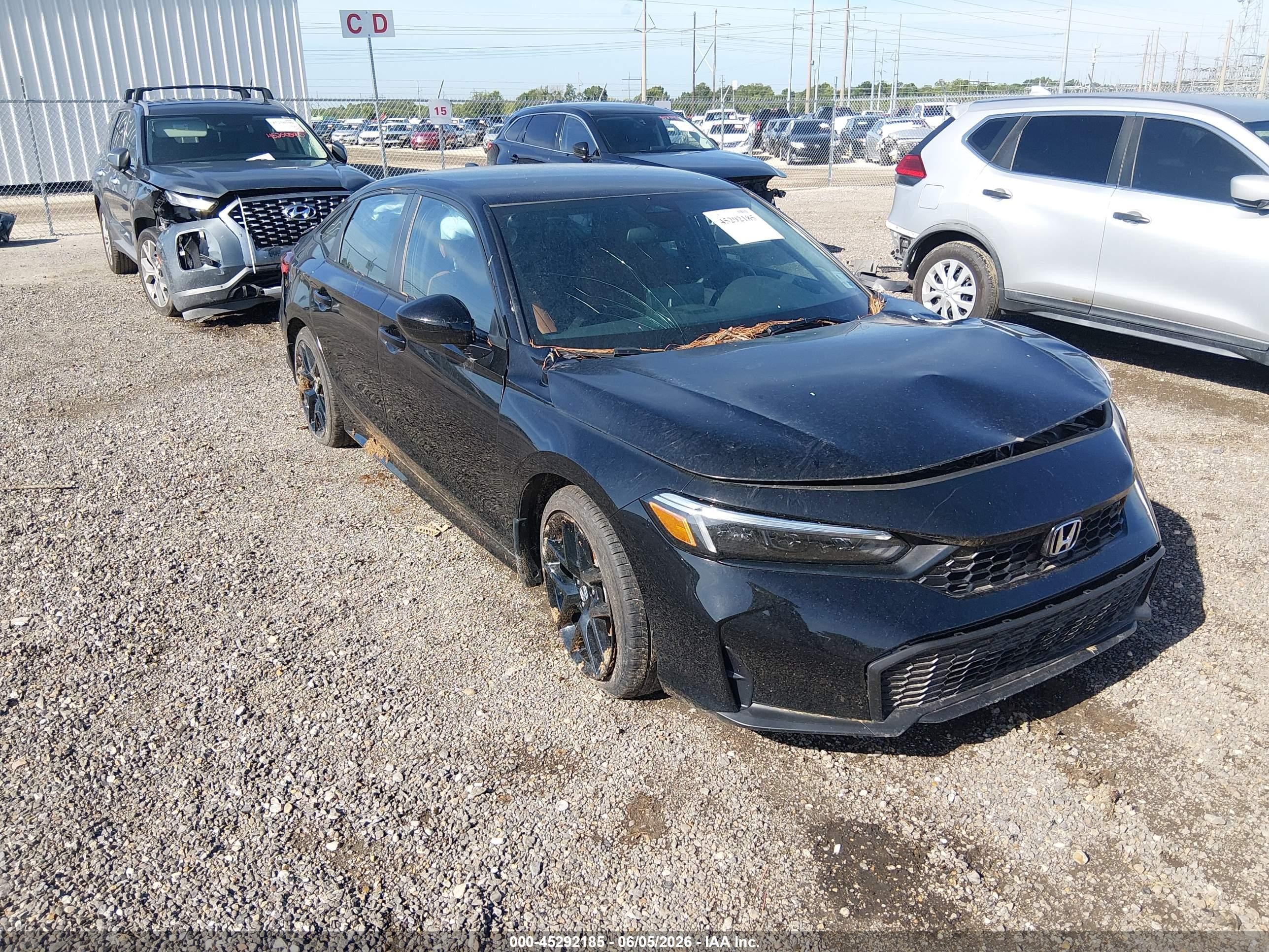 2026 Honda Civic Sport Black vin: 2HGFE2F5XTH528429
