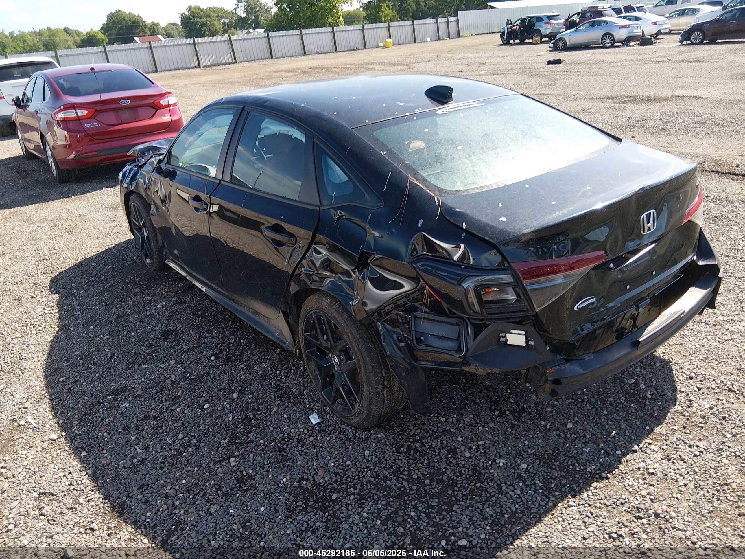 2026 Honda Civic Sport Black vin: 2HGFE2F5XTH528429
