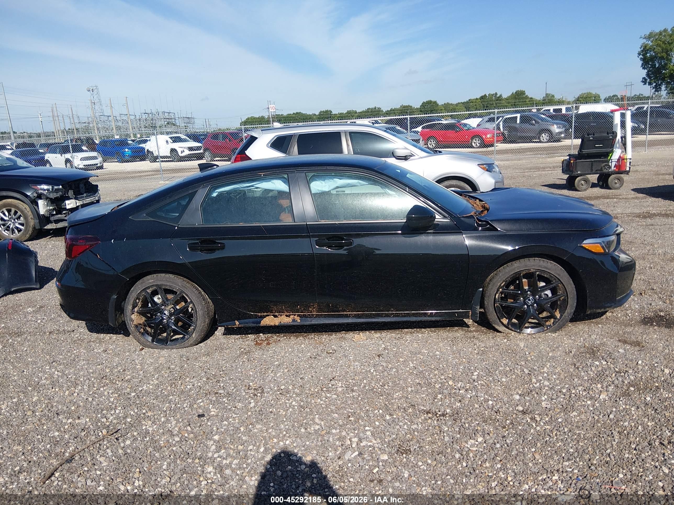 2026 Honda Civic Sport Black vin: 2HGFE2F5XTH528429