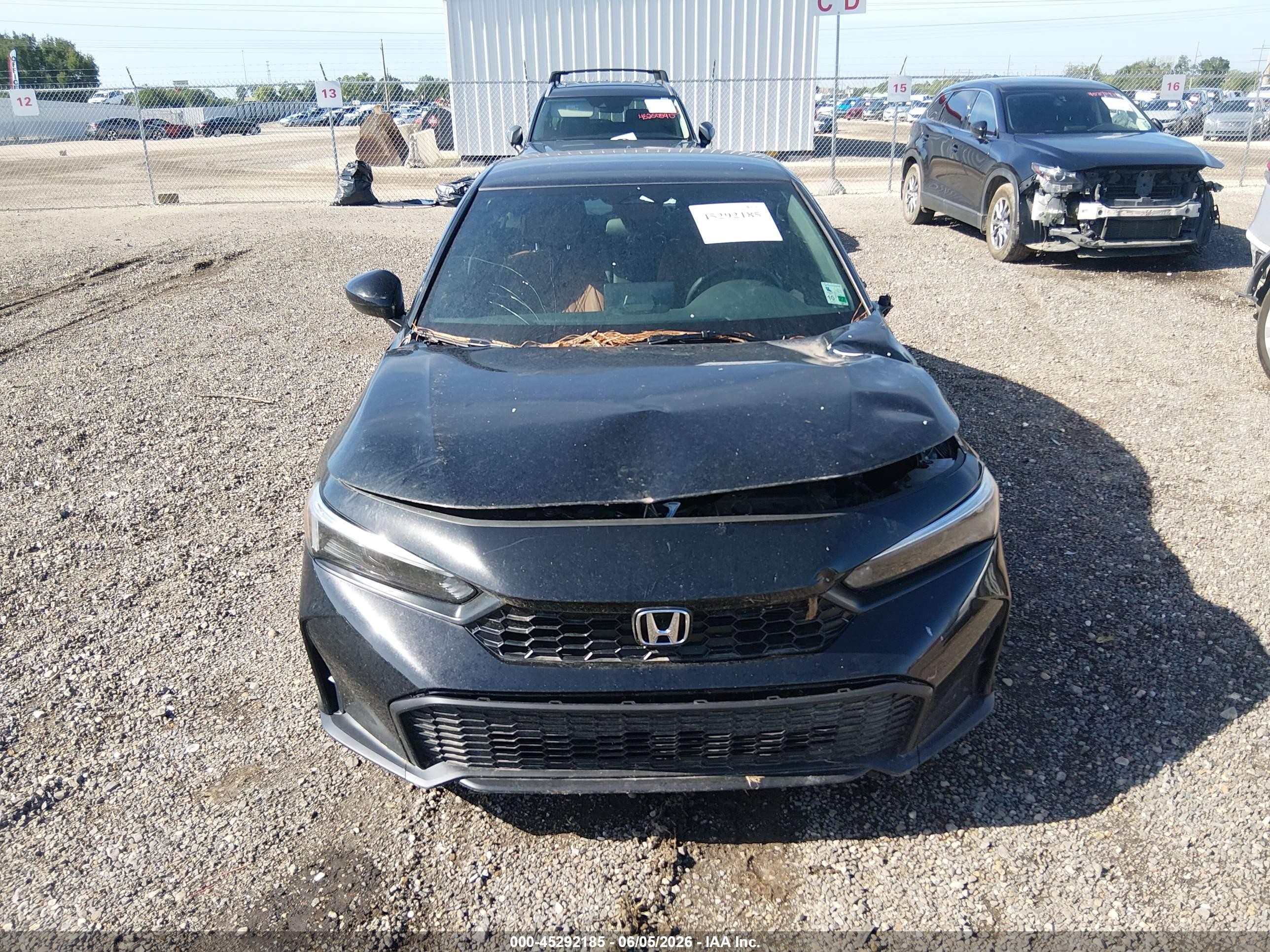 2026 Honda Civic Sport Black vin: 2HGFE2F5XTH528429