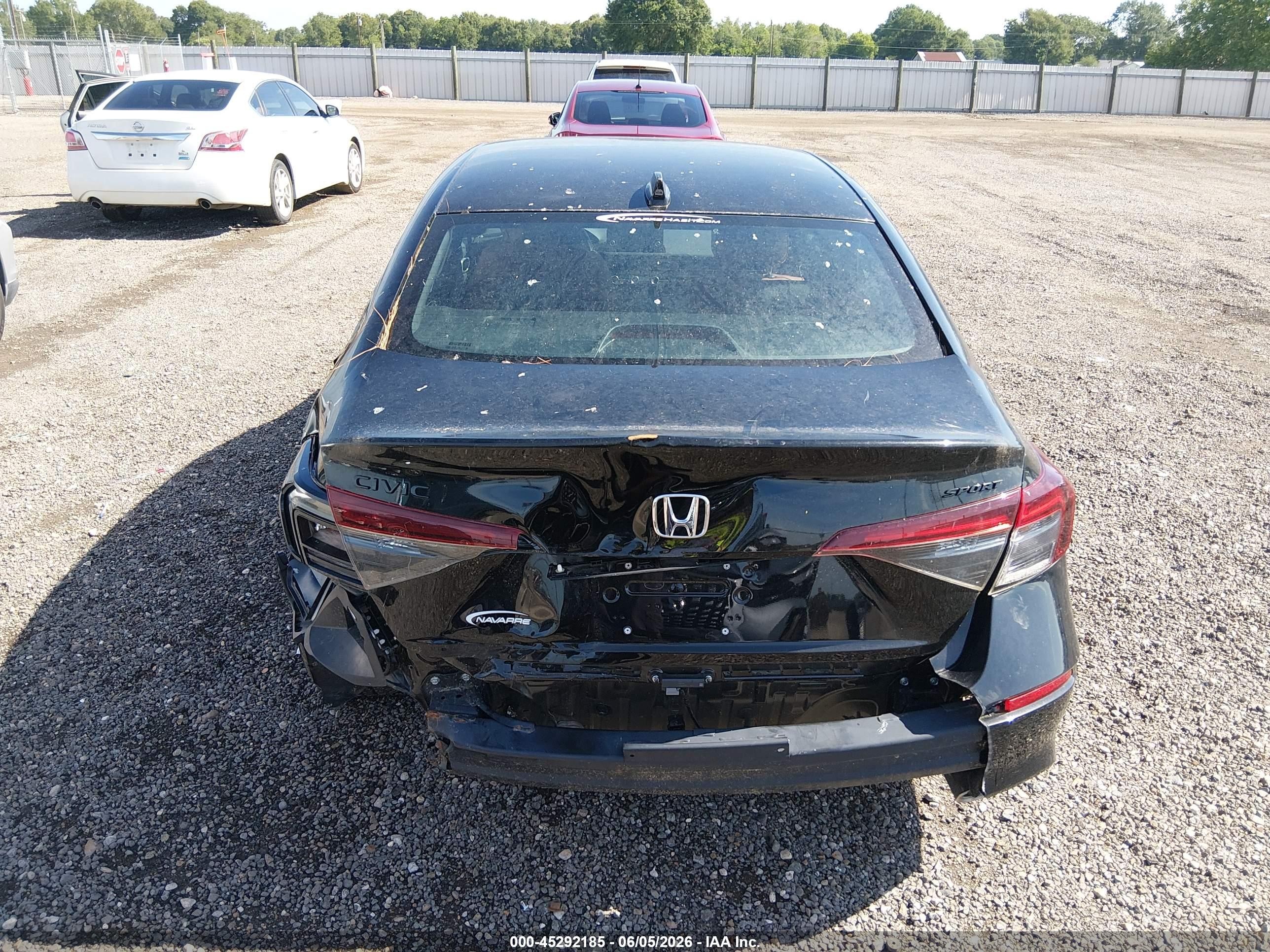 2026 Honda Civic Sport Black vin: 2HGFE2F5XTH528429