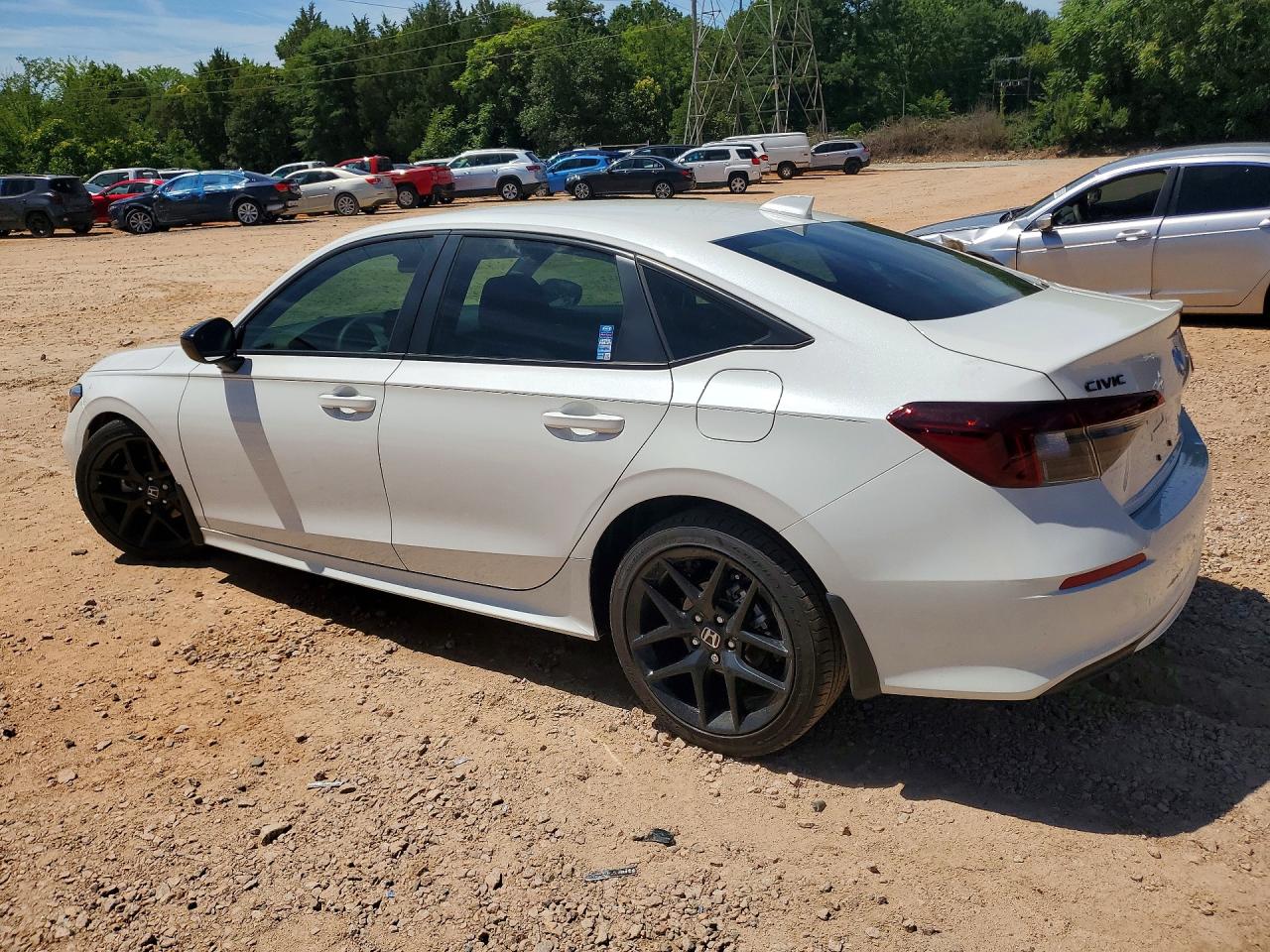 2026 Honda Civic Sport White vin: 2HGFE2F5XTH581745