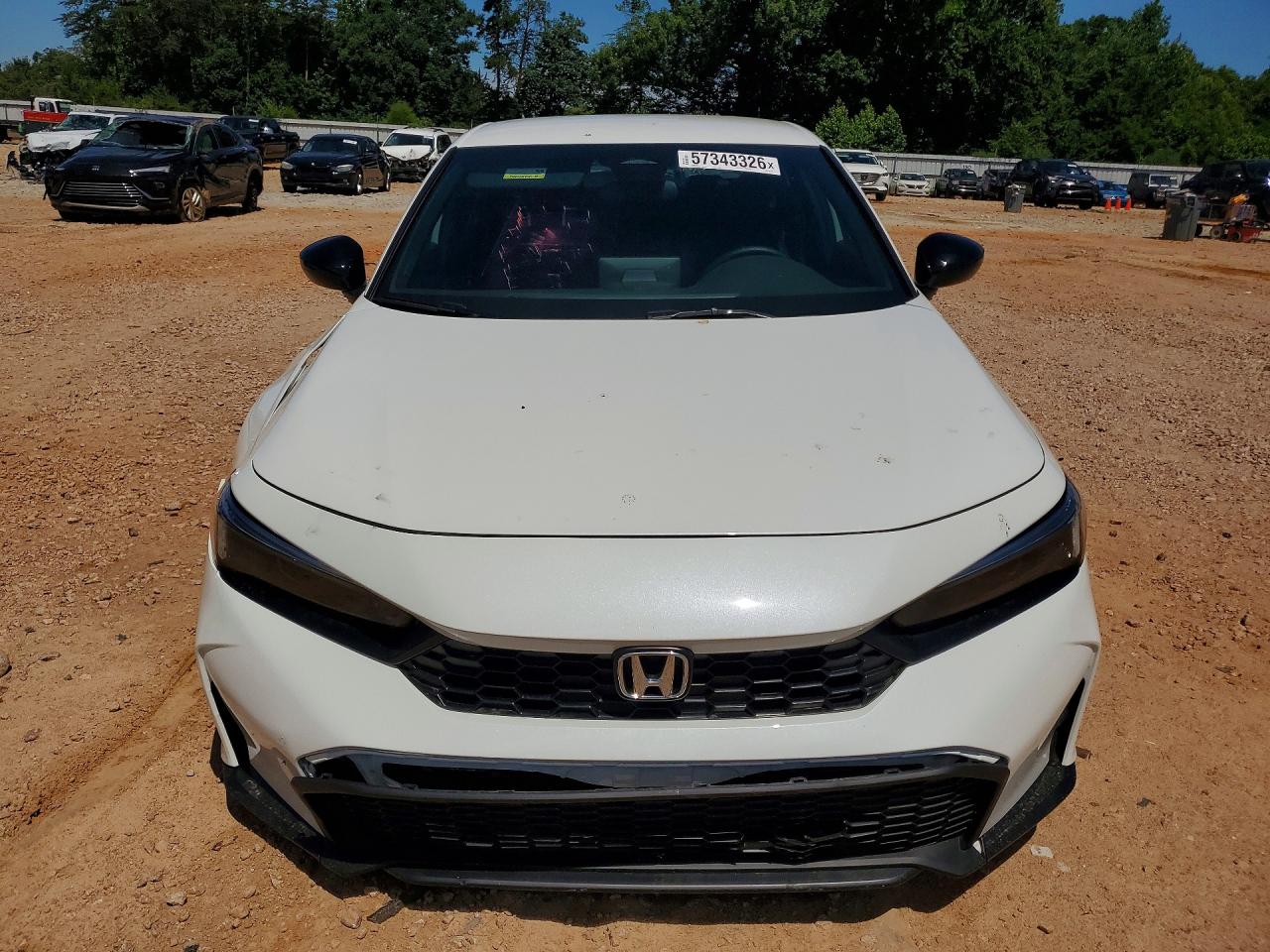 2026 Honda Civic Sport White vin: 2HGFE2F5XTH581745