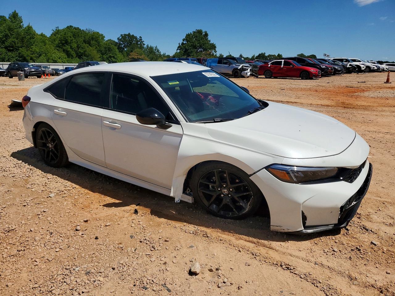 2026 Honda Civic Sport White vin: 2HGFE2F5XTH581745