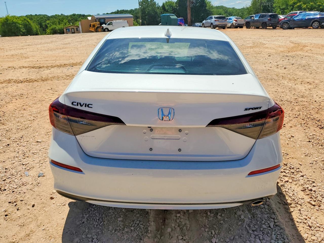 2026 Honda Civic Sport White vin: 2HGFE2F5XTH581745
