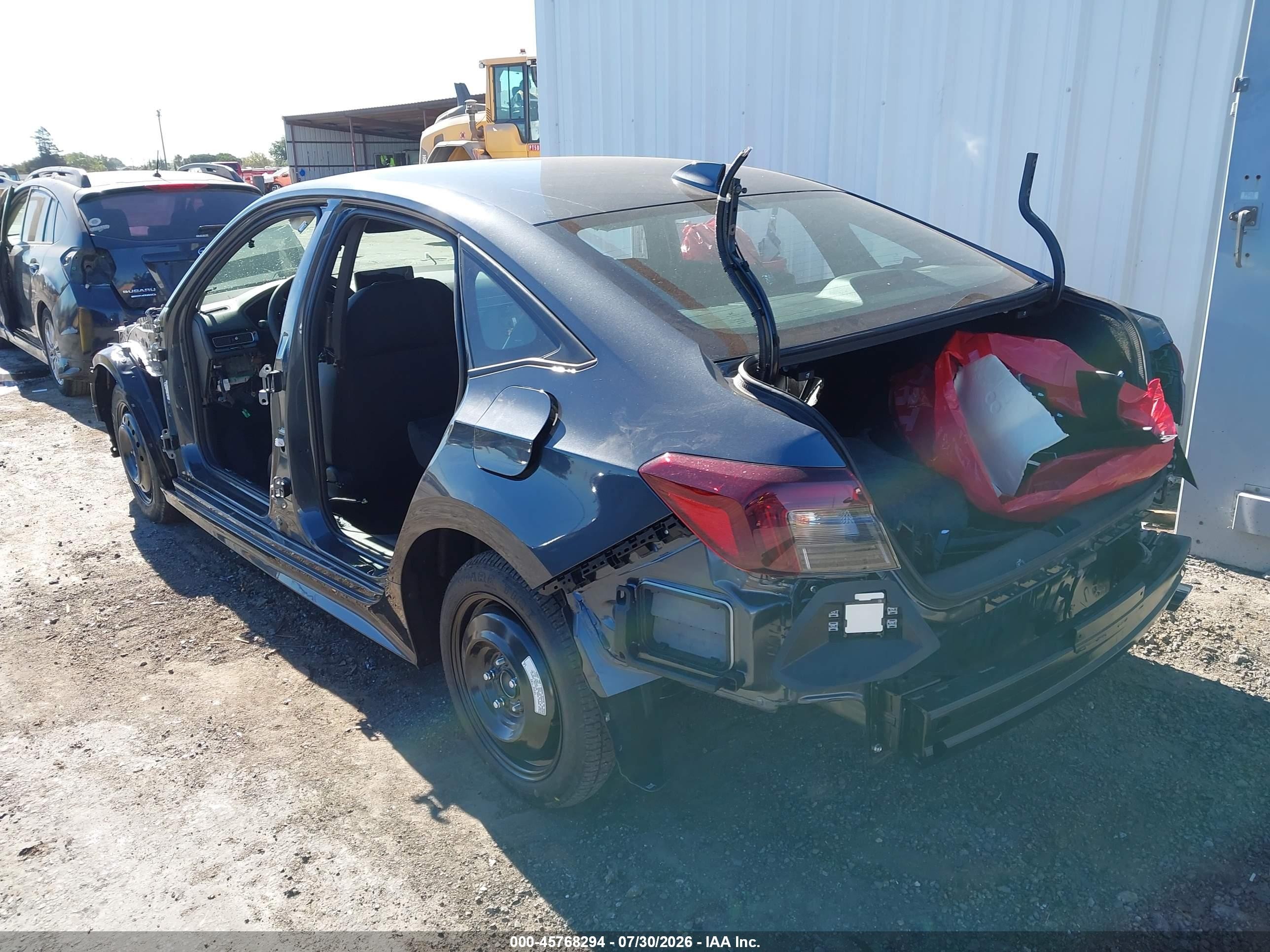 2026 Honda Civic Sport Серый vin: 2HGFE2F5XTH601282