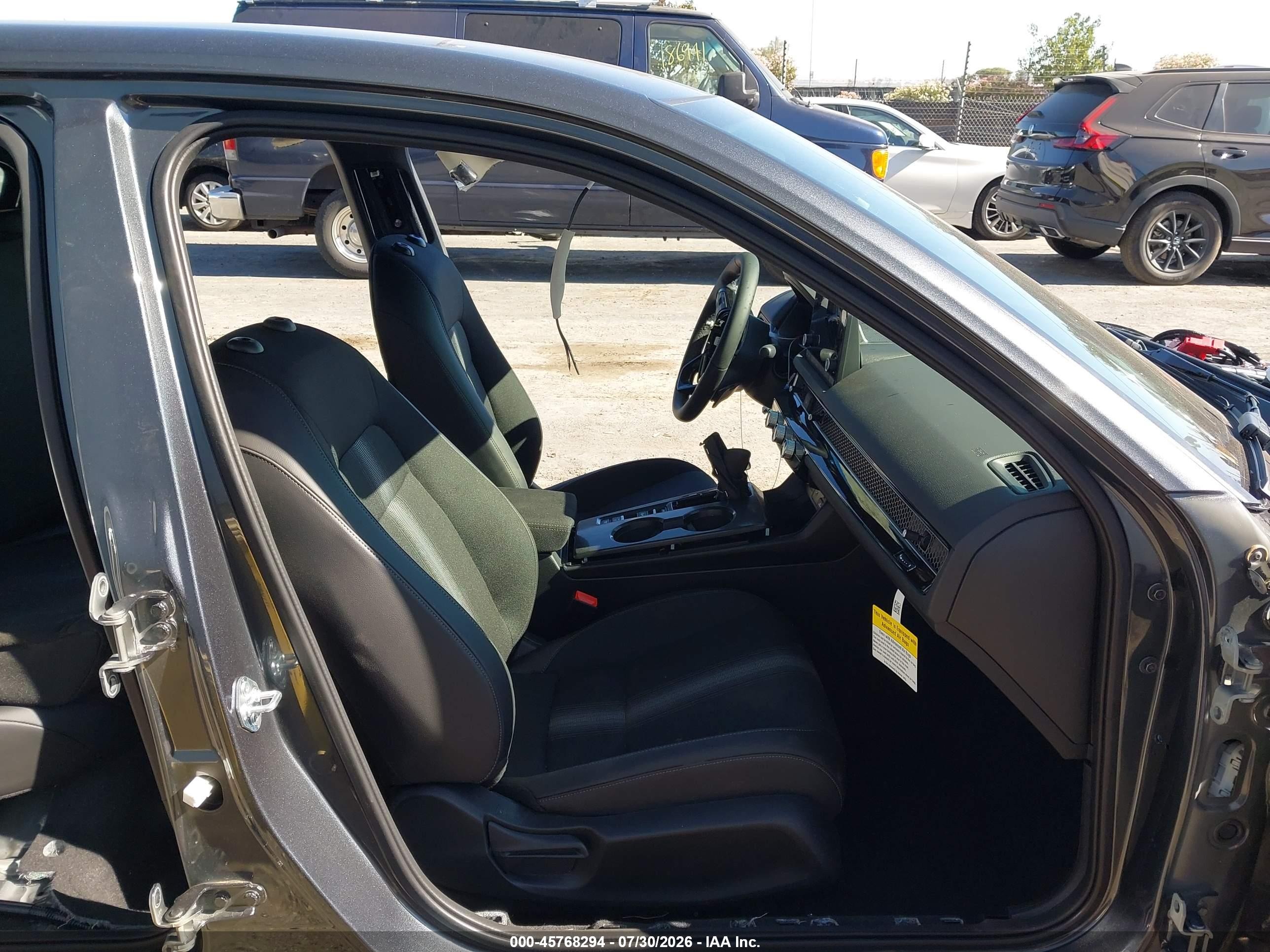 2026 Honda Civic Sport Серый vin: 2HGFE2F5XTH601282