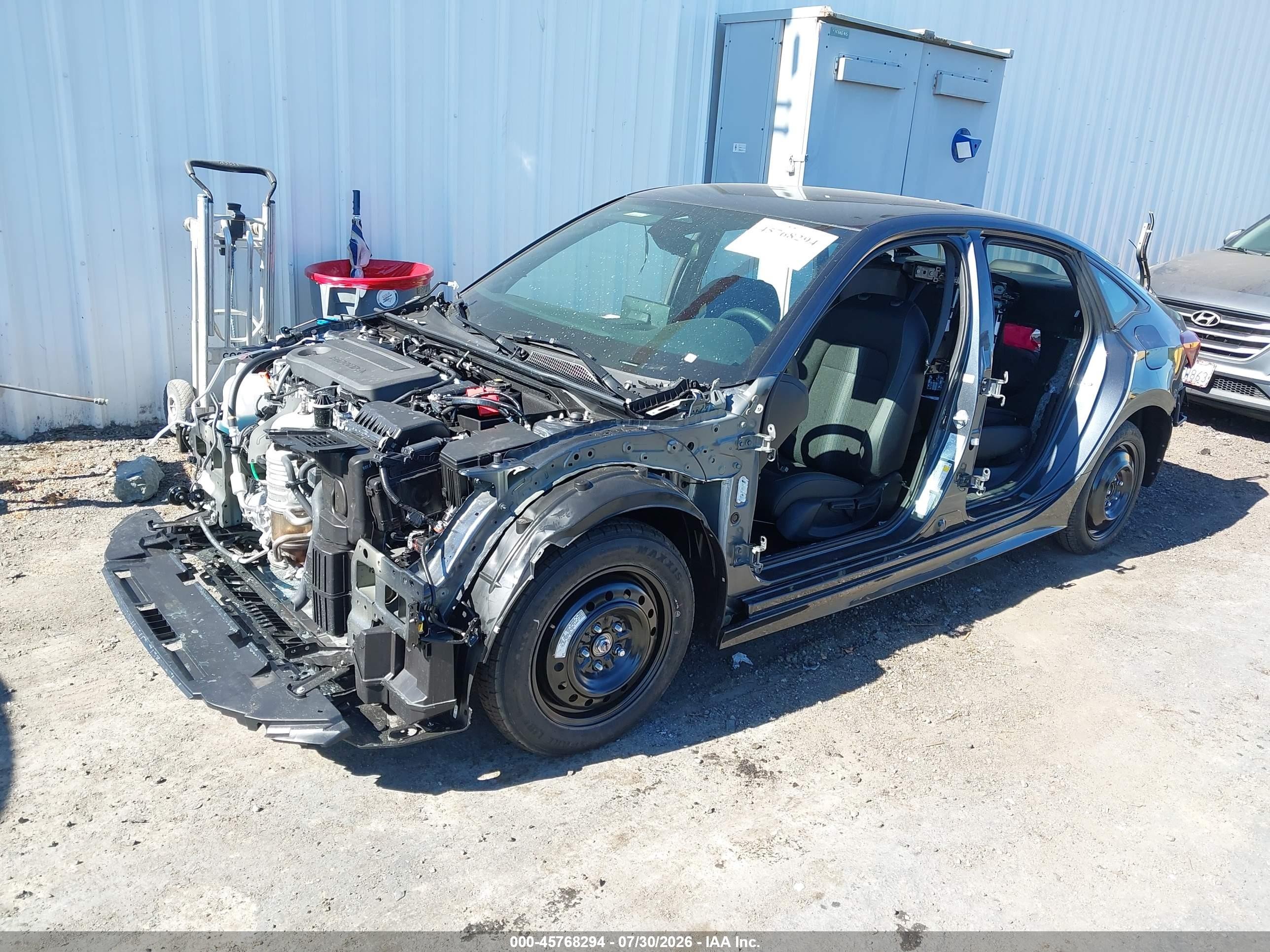 2026 Honda Civic Sport Серый vin: 2HGFE2F5XTH601282