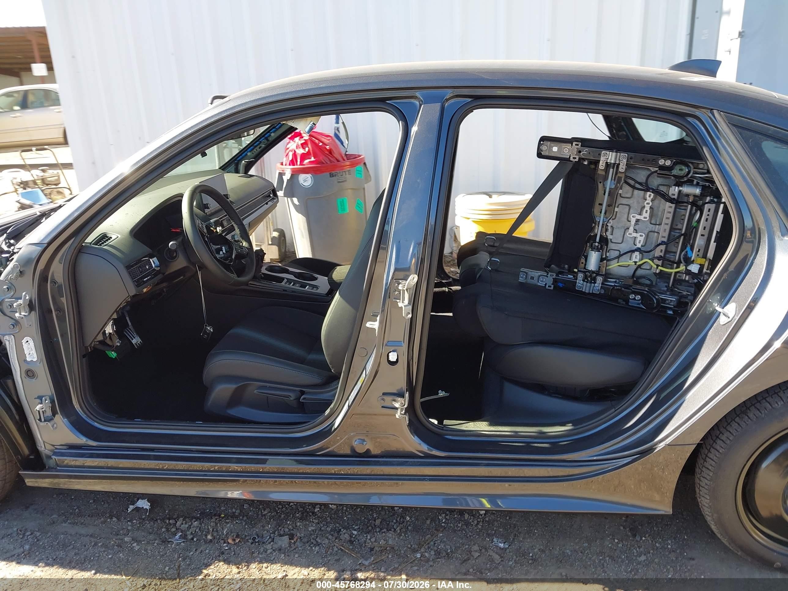 2026 Honda Civic Sport Серый vin: 2HGFE2F5XTH601282