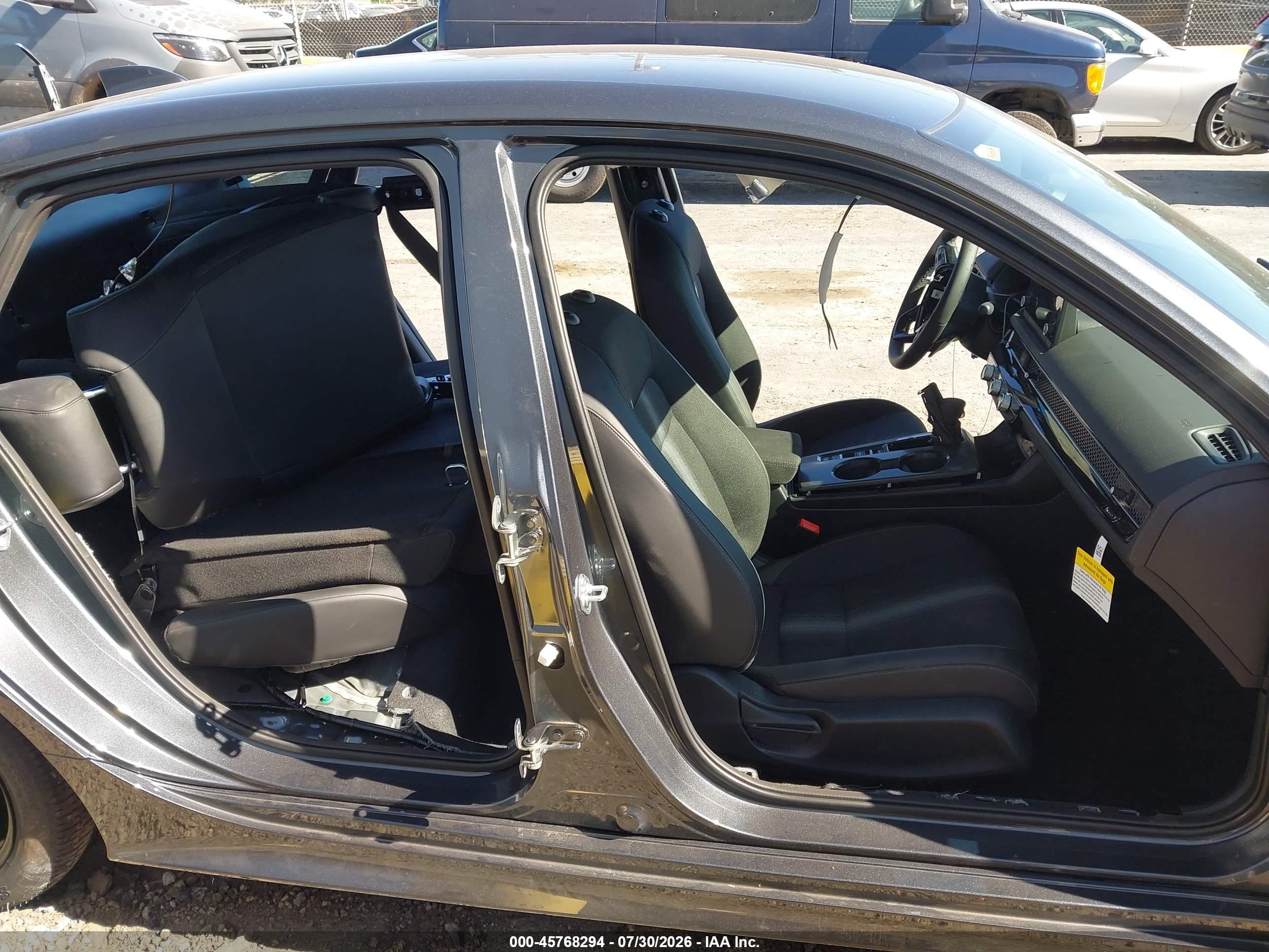 2026 Honda Civic Sport Серый vin: 2HGFE2F5XTH601282