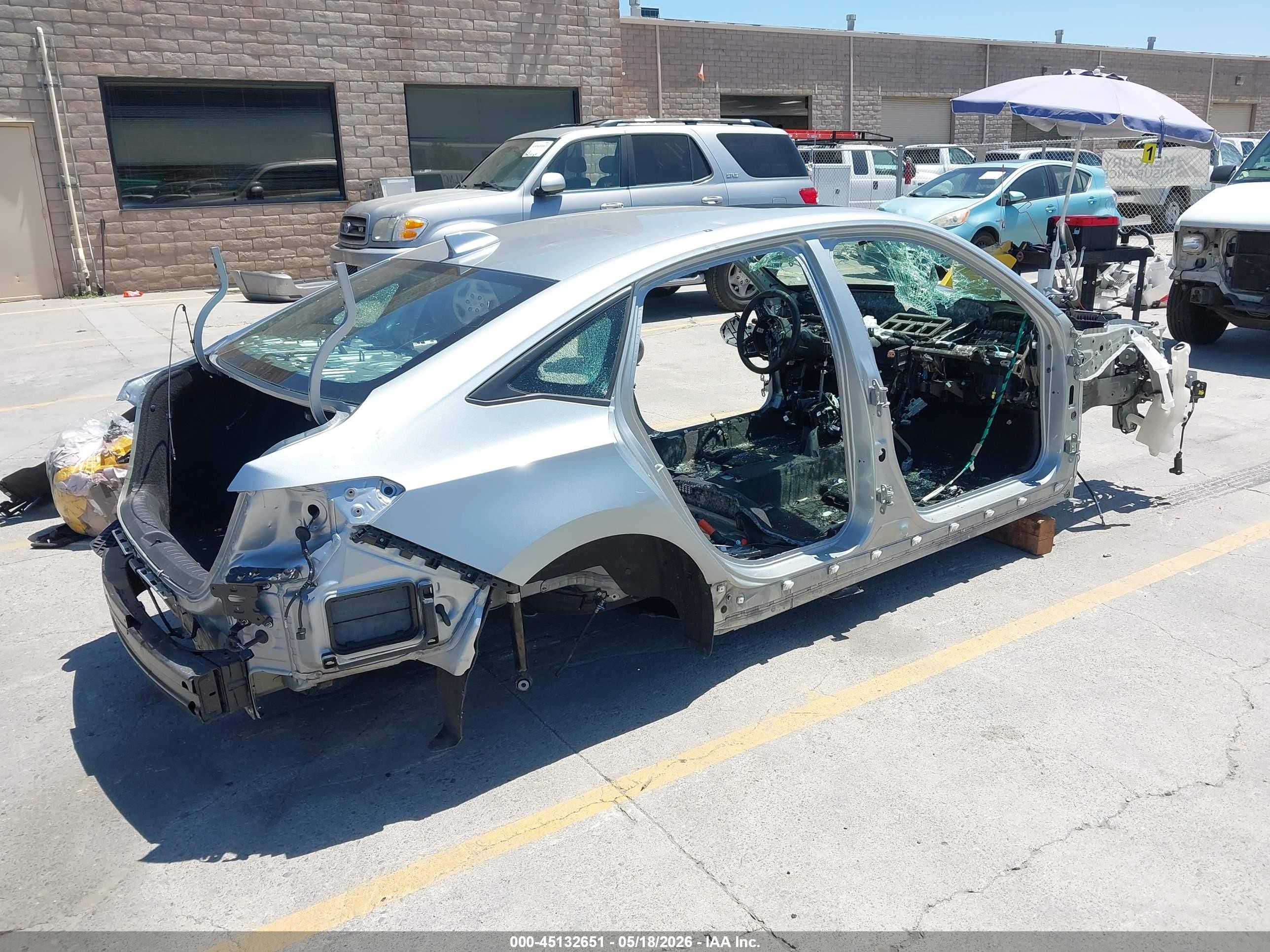 2025 Honda Civic Hybrid Silver vin: 2HGFE4F80SH301500