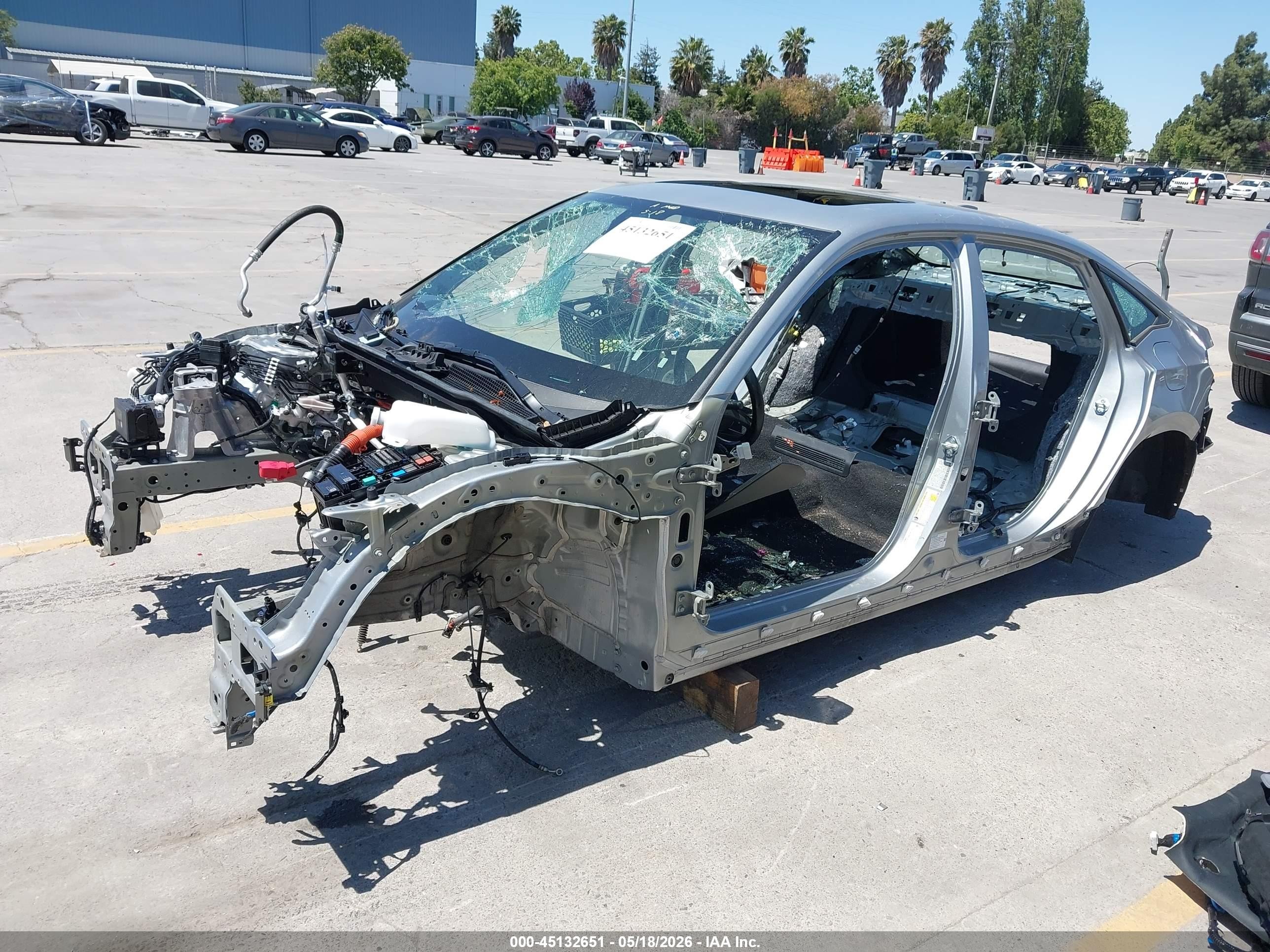 2025 Honda Civic Hybrid Silver vin: 2HGFE4F80SH301500