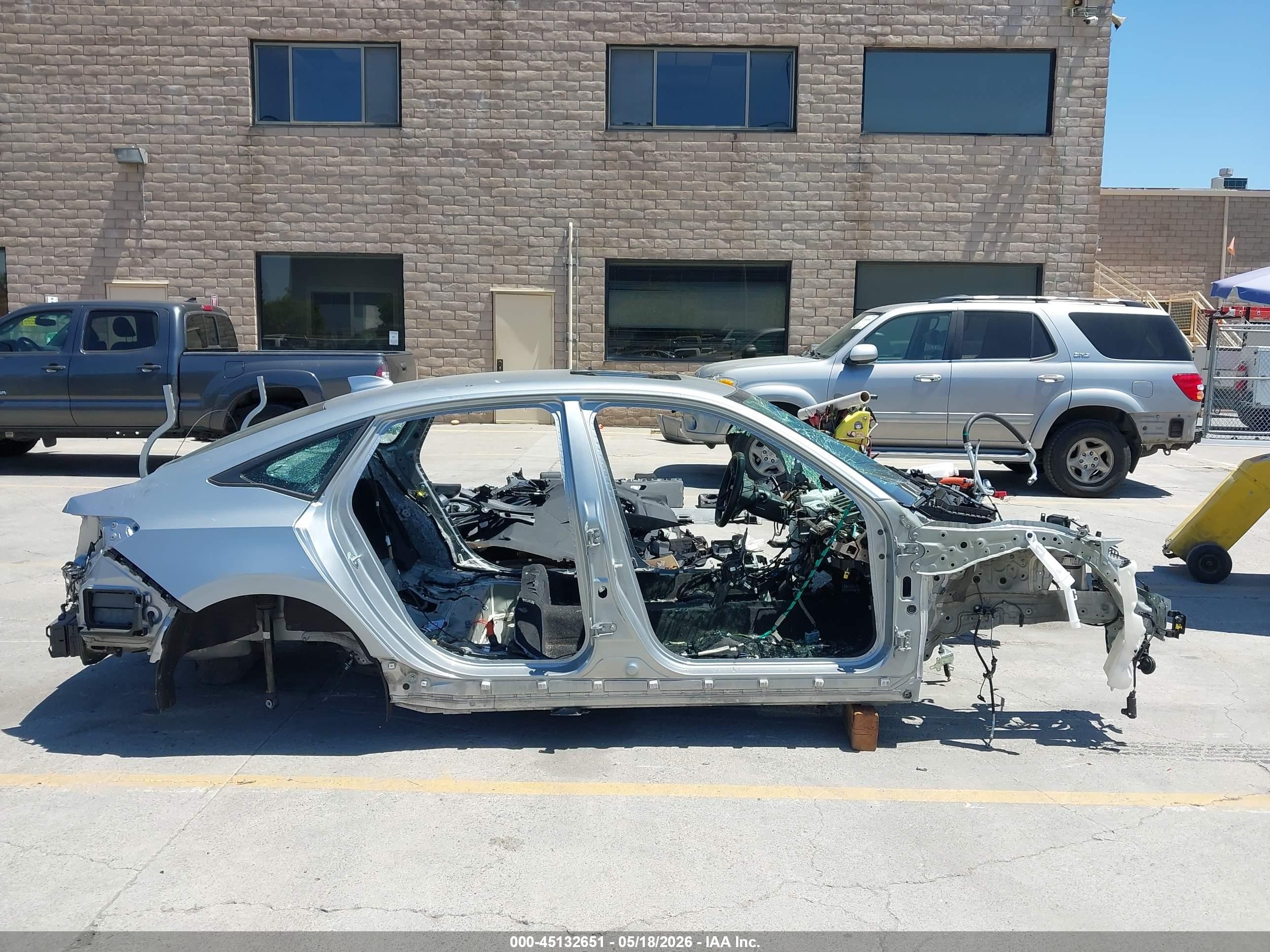 2025 Honda Civic Hybrid Silver vin: 2HGFE4F80SH301500