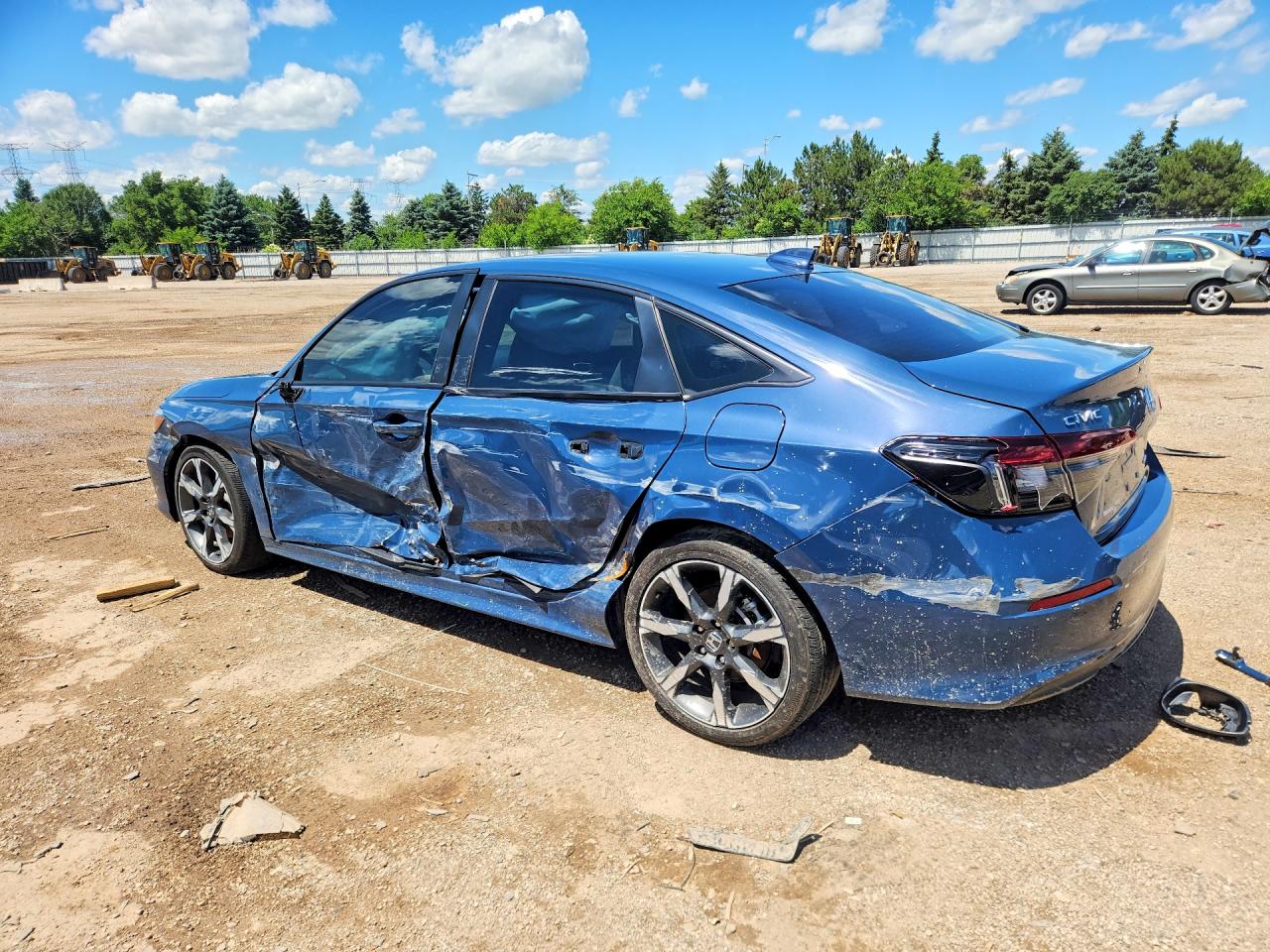 2025 Honda Civic Sport Blue vin: 2HGFE4F80SH340832