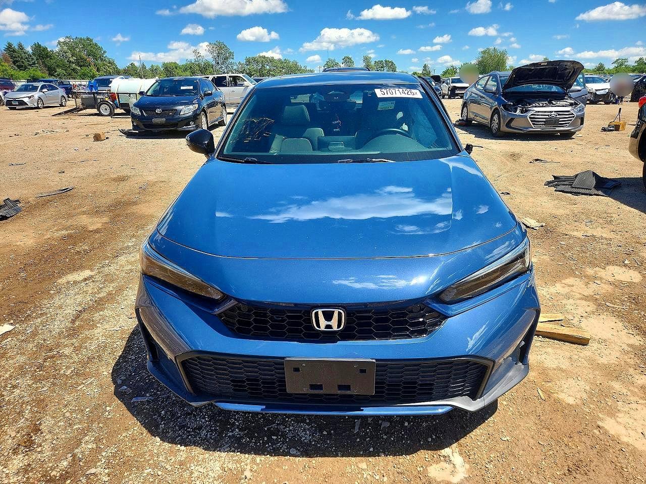 2025 Honda Civic Sport Blue vin: 2HGFE4F80SH340832