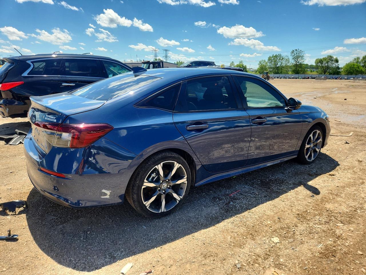 2025 Honda Civic Sport Blue vin: 2HGFE4F80SH340832