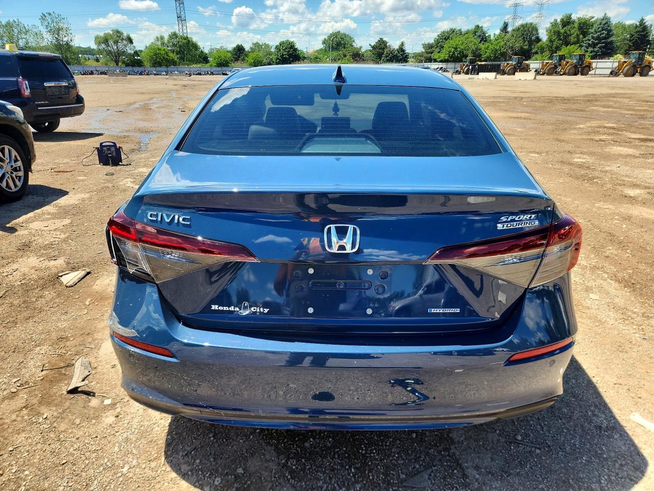 2025 Honda Civic Sport Blue vin: 2HGFE4F80SH340832