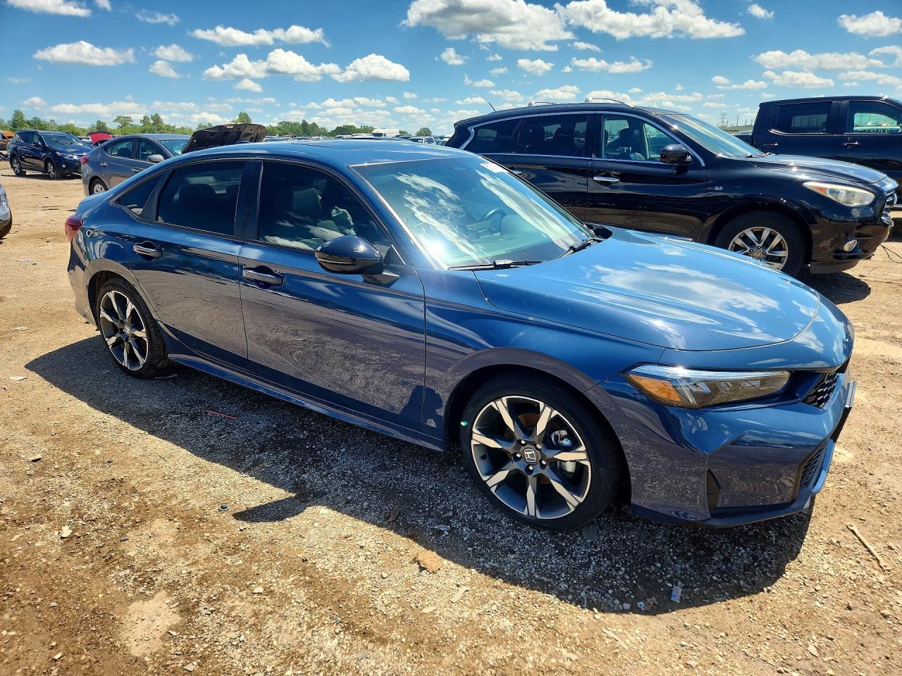 2025 Honda Civic Sport Blue vin: 2HGFE4F80SH340832