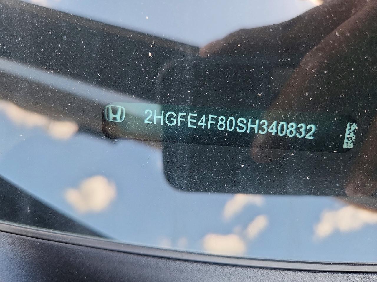 2025 Honda Civic Sport Blue vin: 2HGFE4F80SH340832