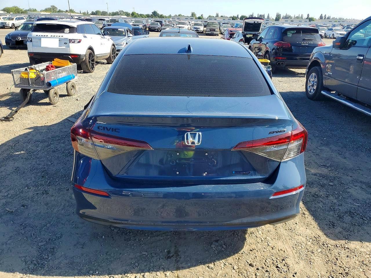 2026 Honda Civic Sport Blue vin: 2HGFE4F81TH307176