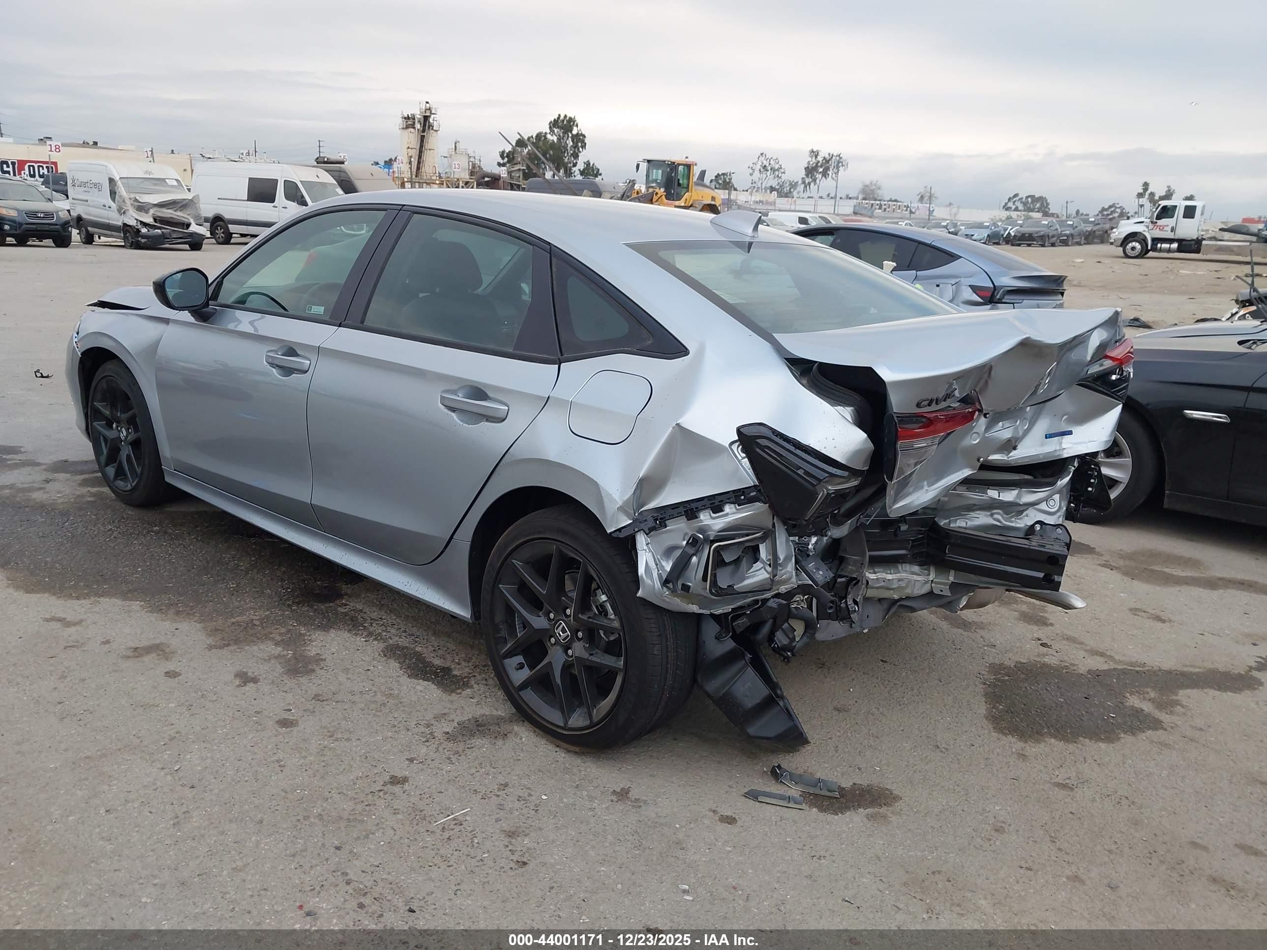 2026 Honda Civic Hybrid Sport/sport Touring Silver vin: 2HGFE4F81TH317917