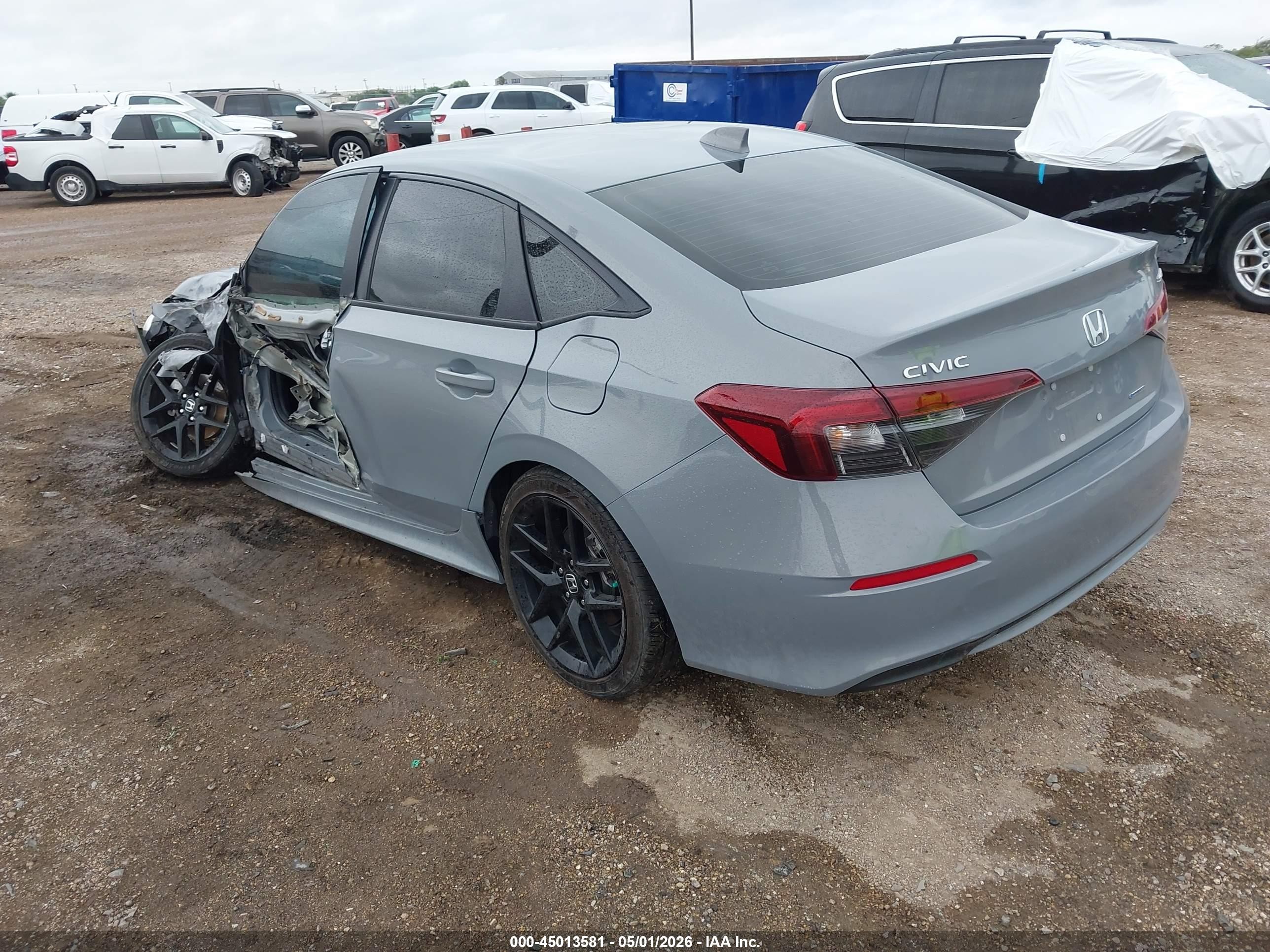 2025 Honda Civic Hybrid Sport/sport Touring Gray vin: 2HGFE4F82SH315267
