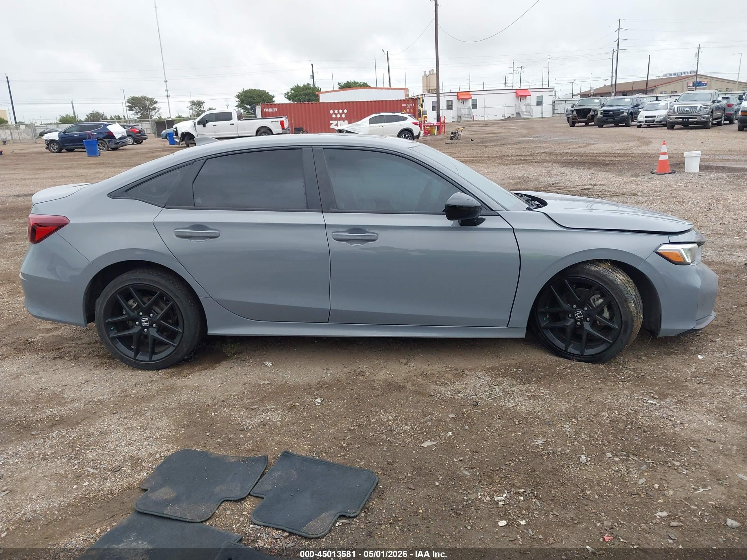 2025 Honda Civic Hybrid Sport/sport Touring Gray vin: 2HGFE4F82SH315267
