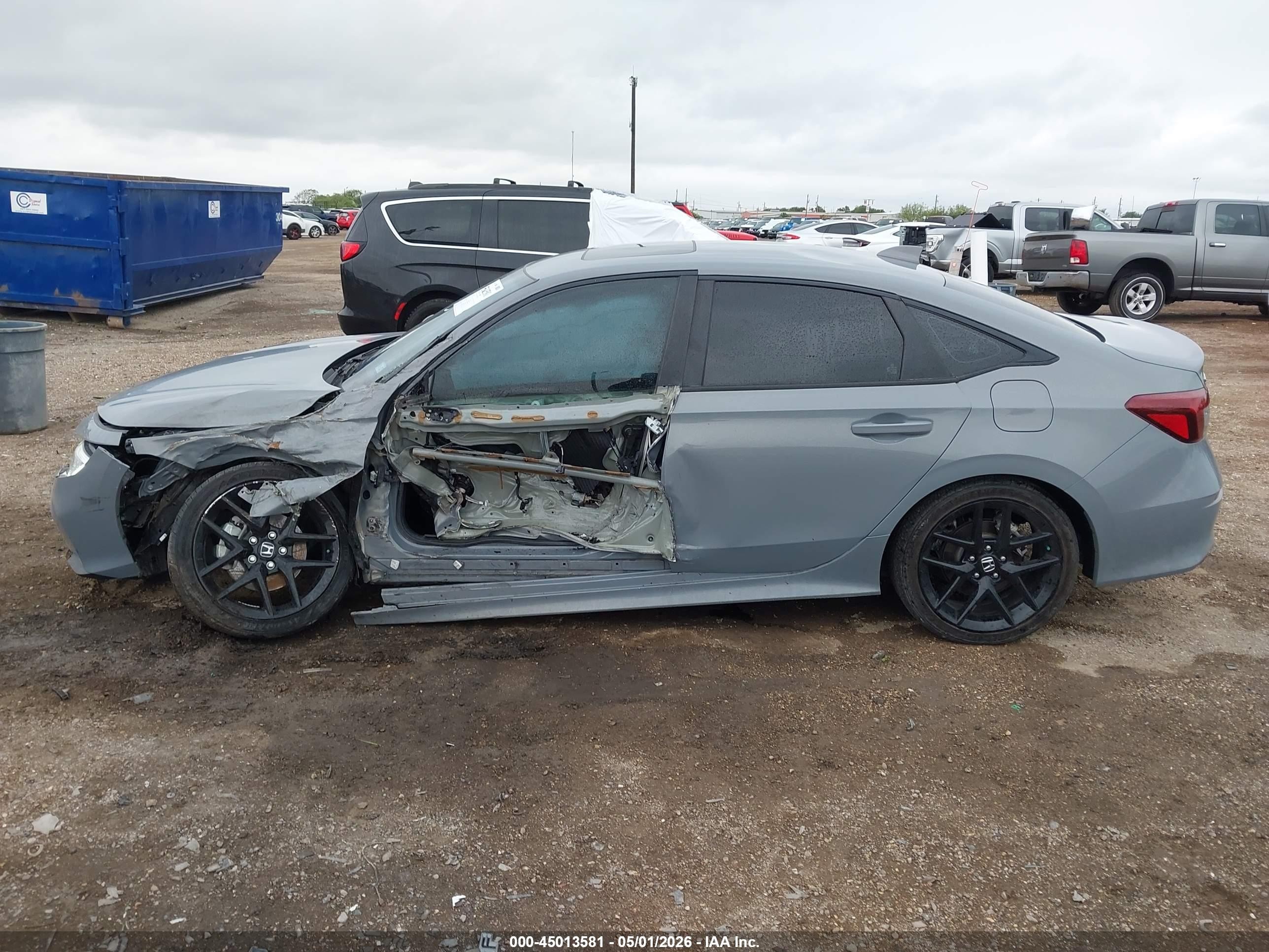 2025 Honda Civic Hybrid Sport/sport Touring Gray vin: 2HGFE4F82SH315267