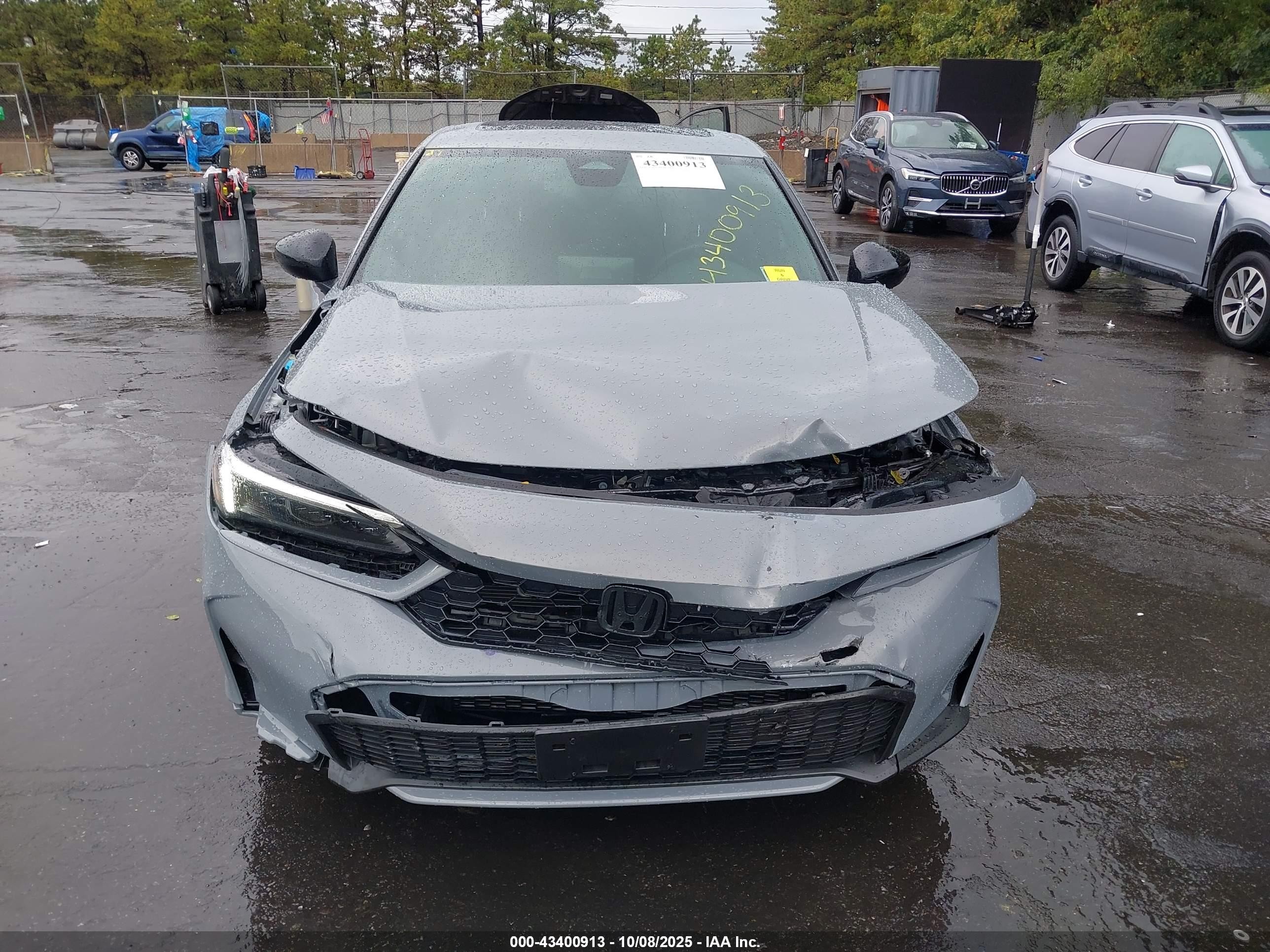 2025 Honda Civic Hybrid Sport/sport Touring Серый vin: 2HGFE4F82SH315270