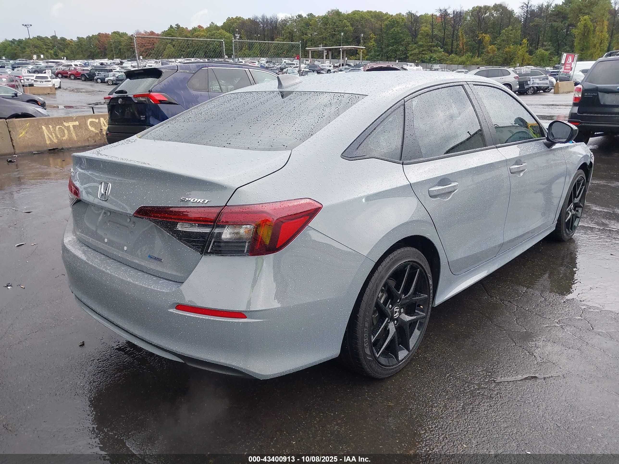 2025 Honda Civic Hybrid Sport/sport Touring Серый vin: 2HGFE4F82SH315270