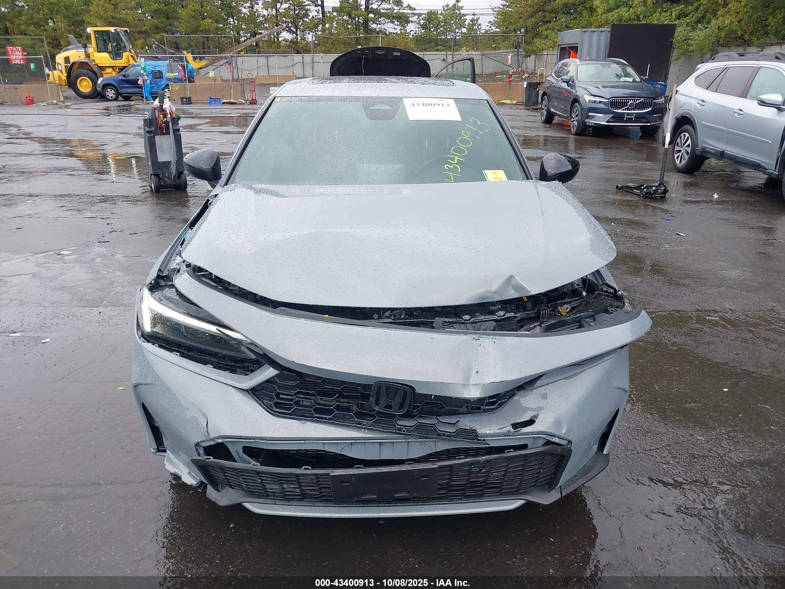 2025 Honda Civic Hybrid Sport/sport Touring Серый vin: 2HGFE4F82SH315270