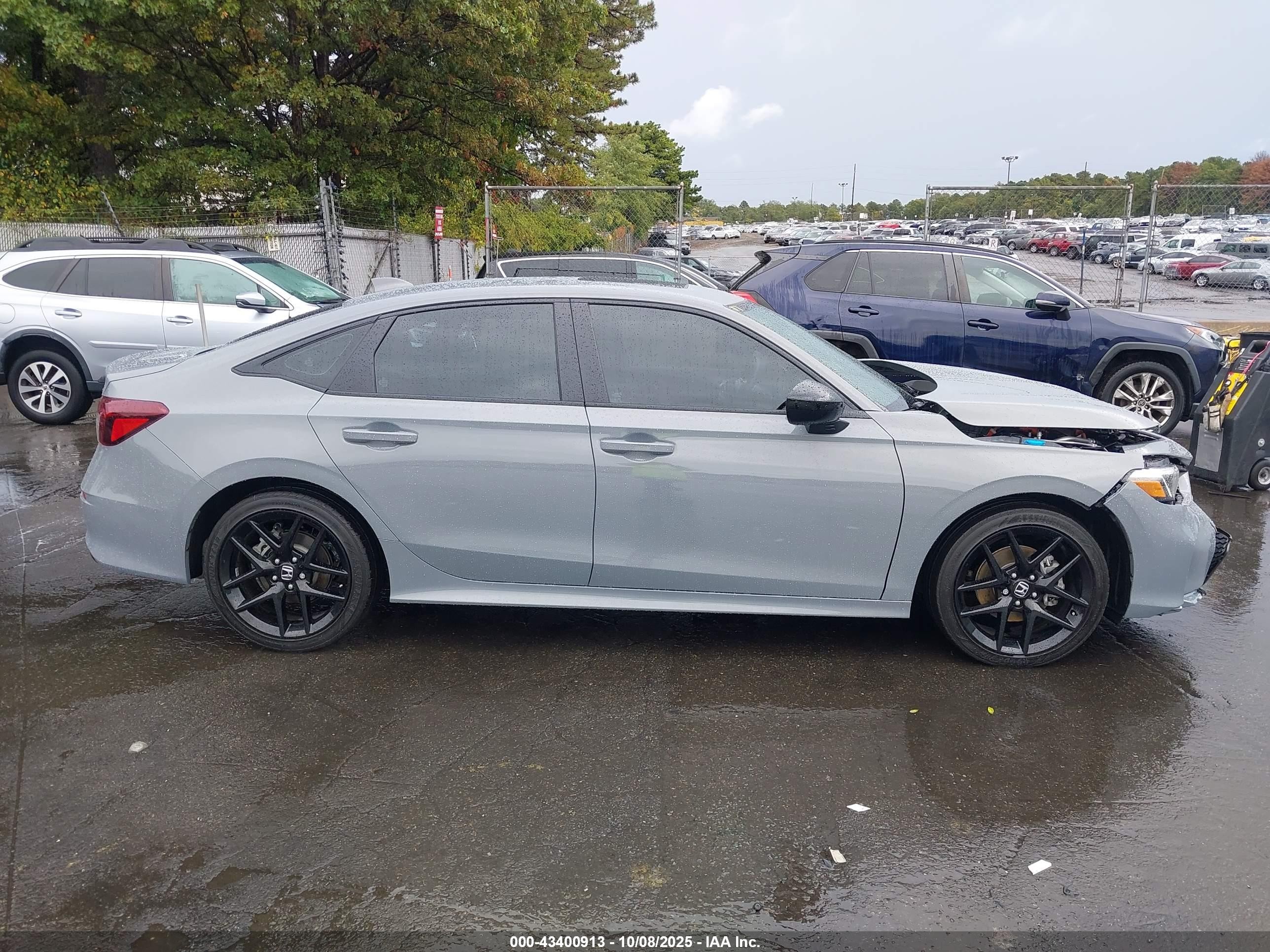 2025 Honda Civic Hybrid Sport/sport Touring Серый vin: 2HGFE4F82SH315270