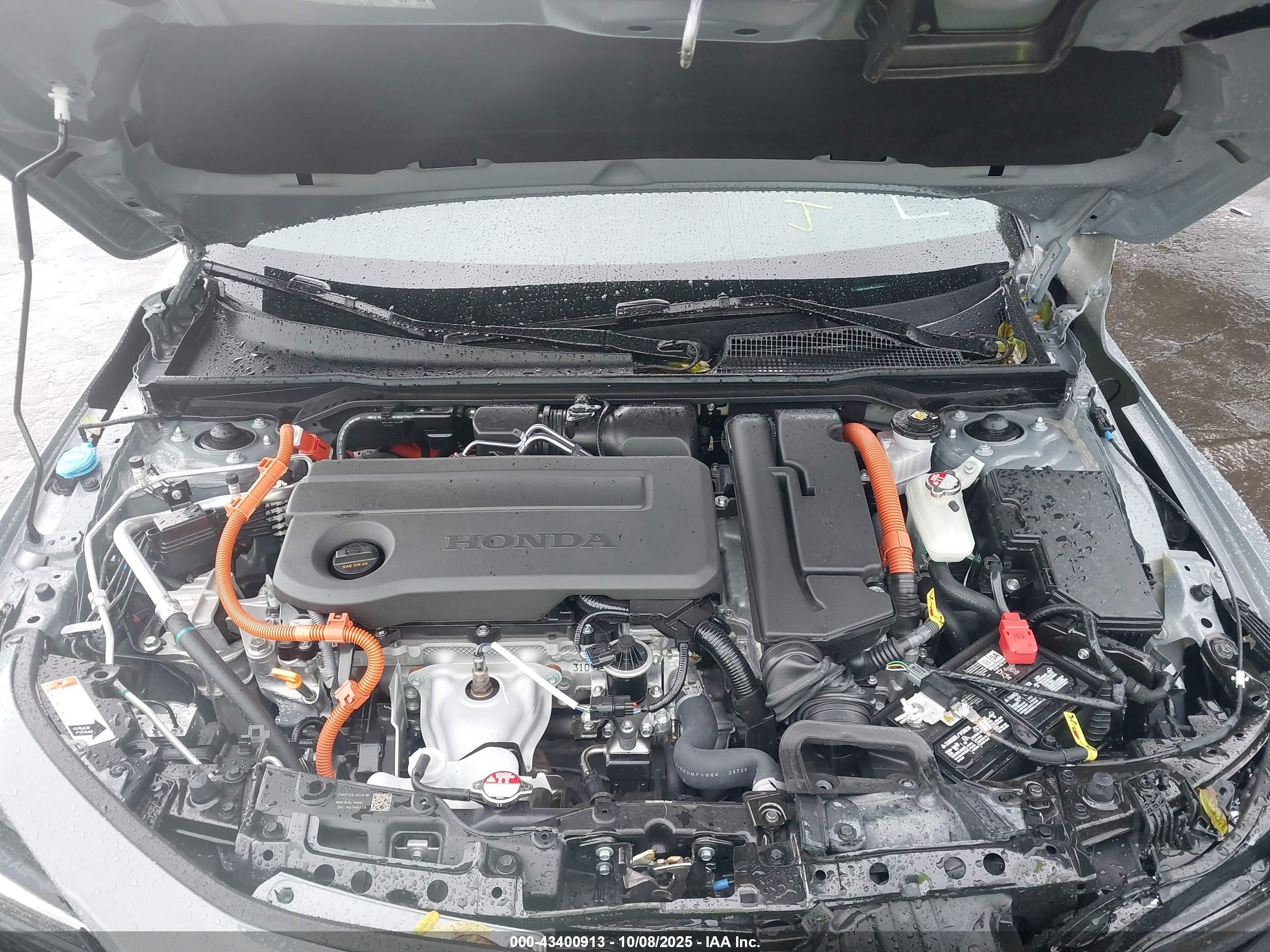 2025 Honda Civic Hybrid Sport/sport Touring Серый vin: 2HGFE4F82SH315270